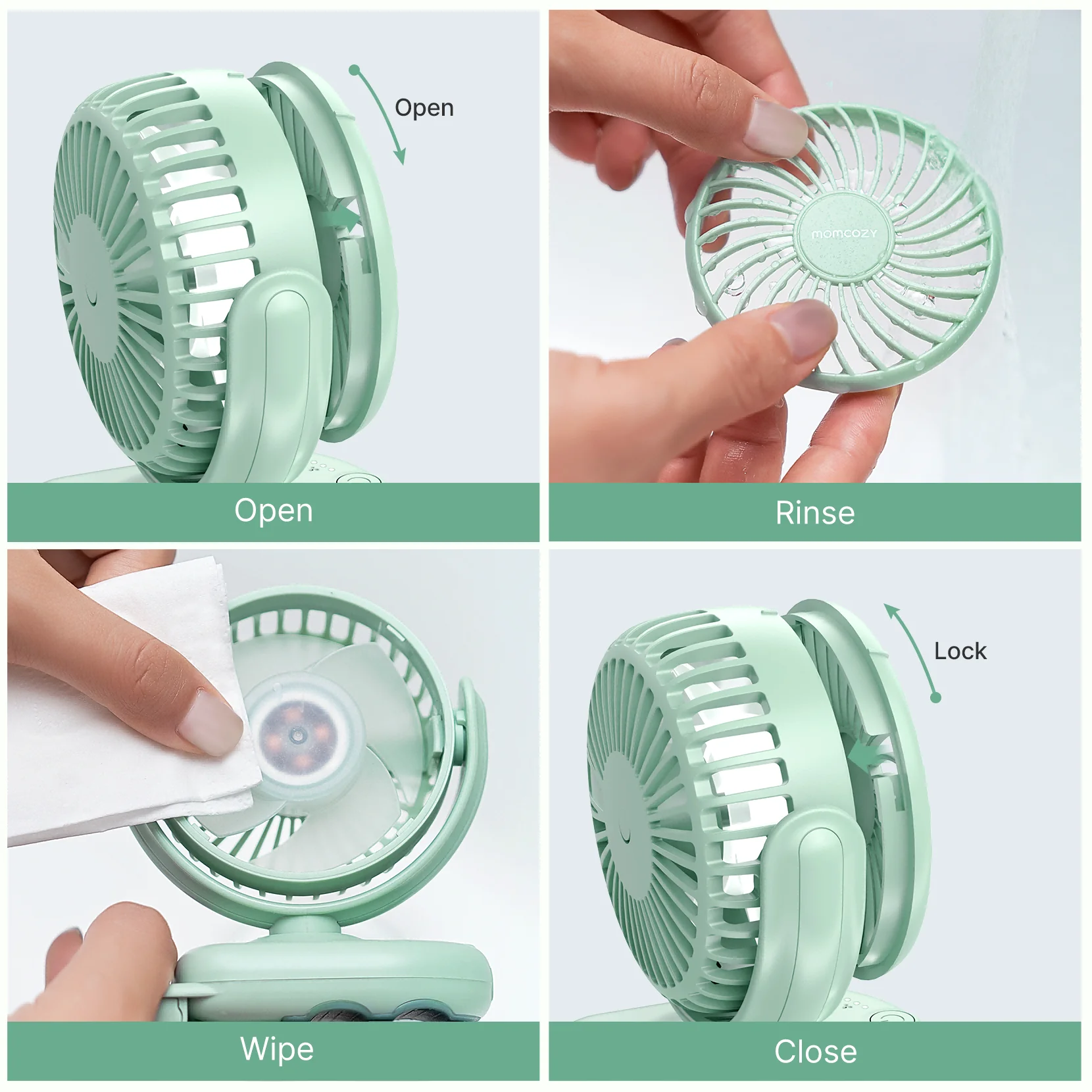 Momcozy Clip-On 4-Speed Stroller Fan - Image 20