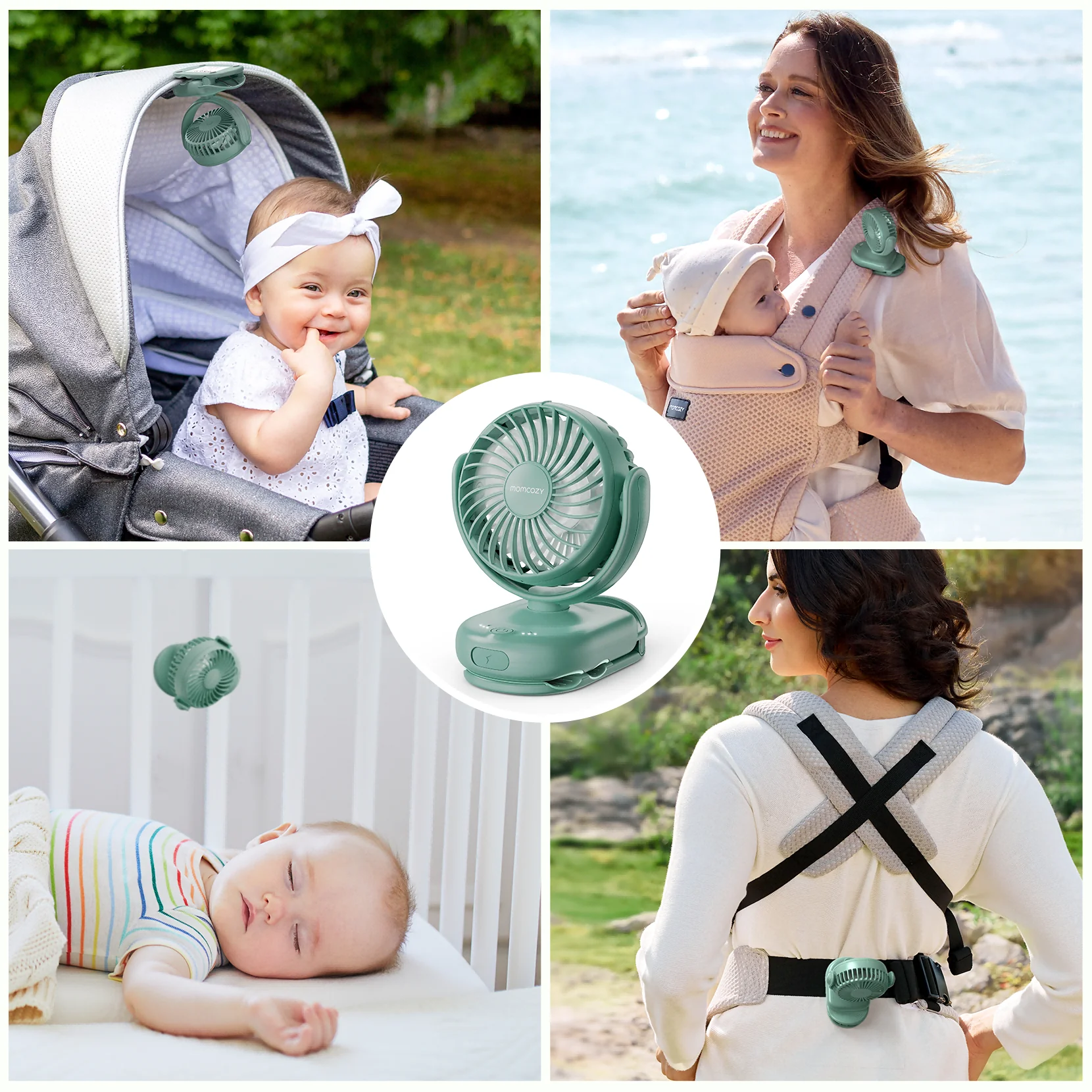 Momcozy Clip-On 4-Speed Stroller Fan - Image 31
