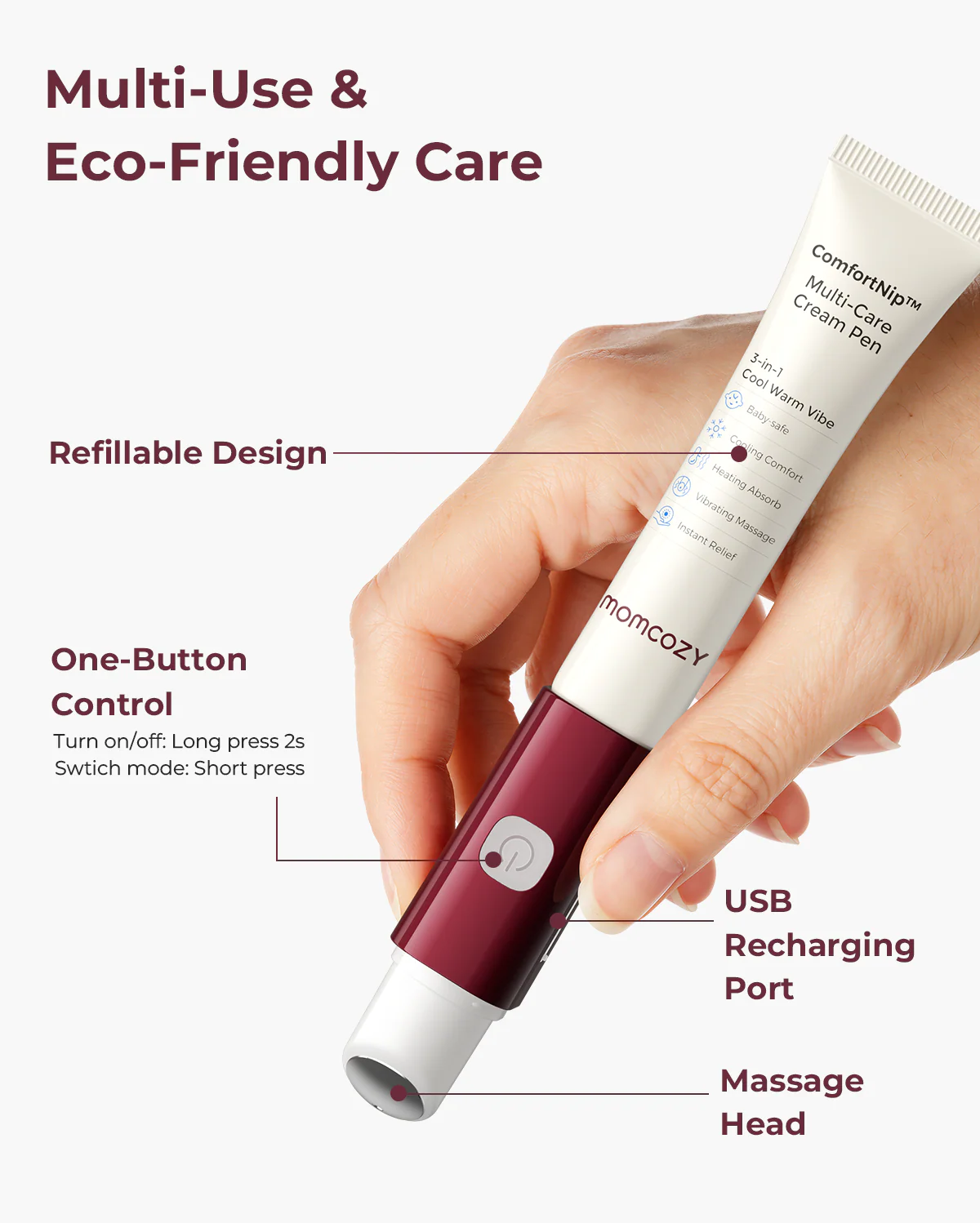 Momcozy ComfortNip™ Multi-Care Nipple Care Pen - Image 8