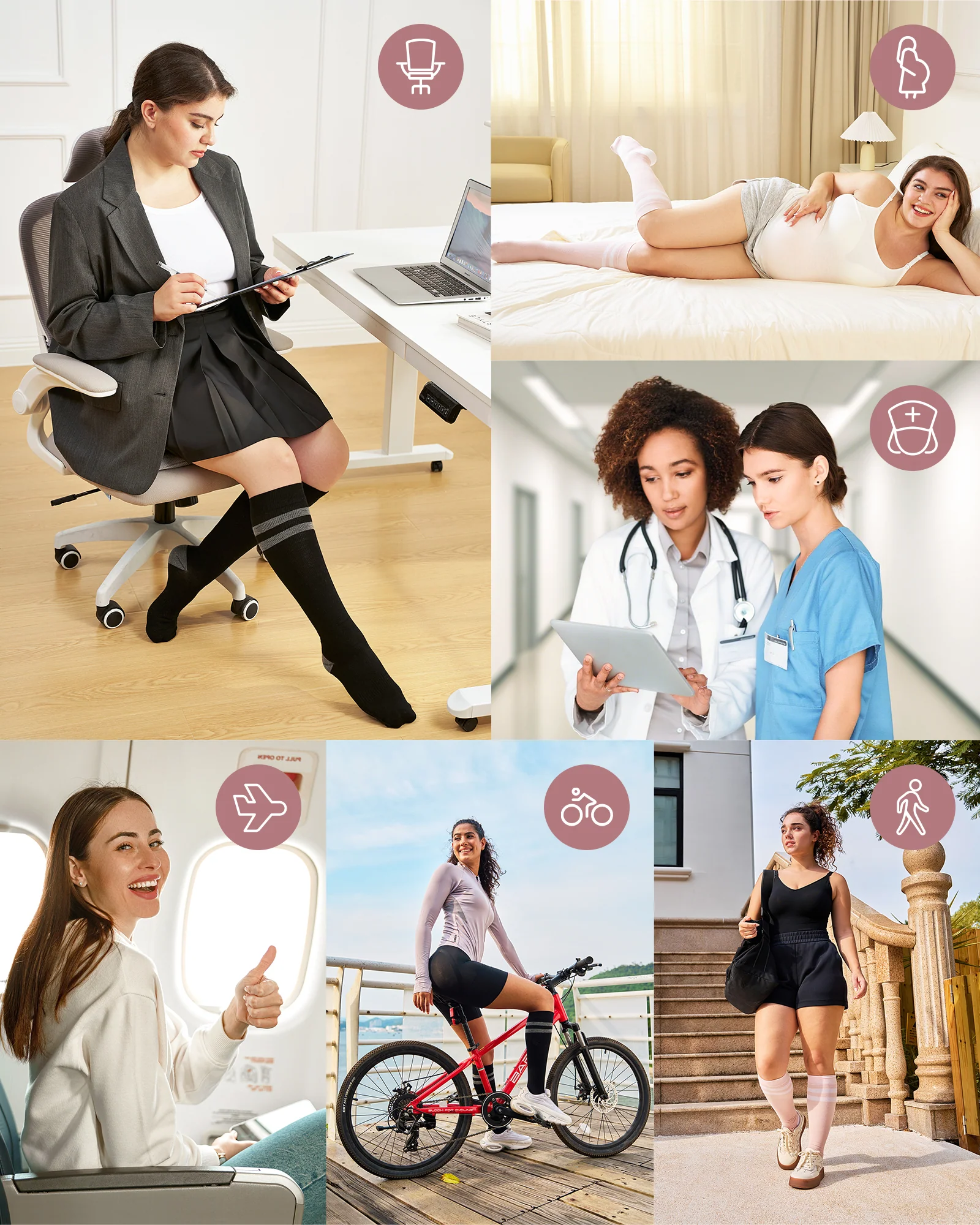 Momcozy Compression Socks for Women Wide Calf - Image 16