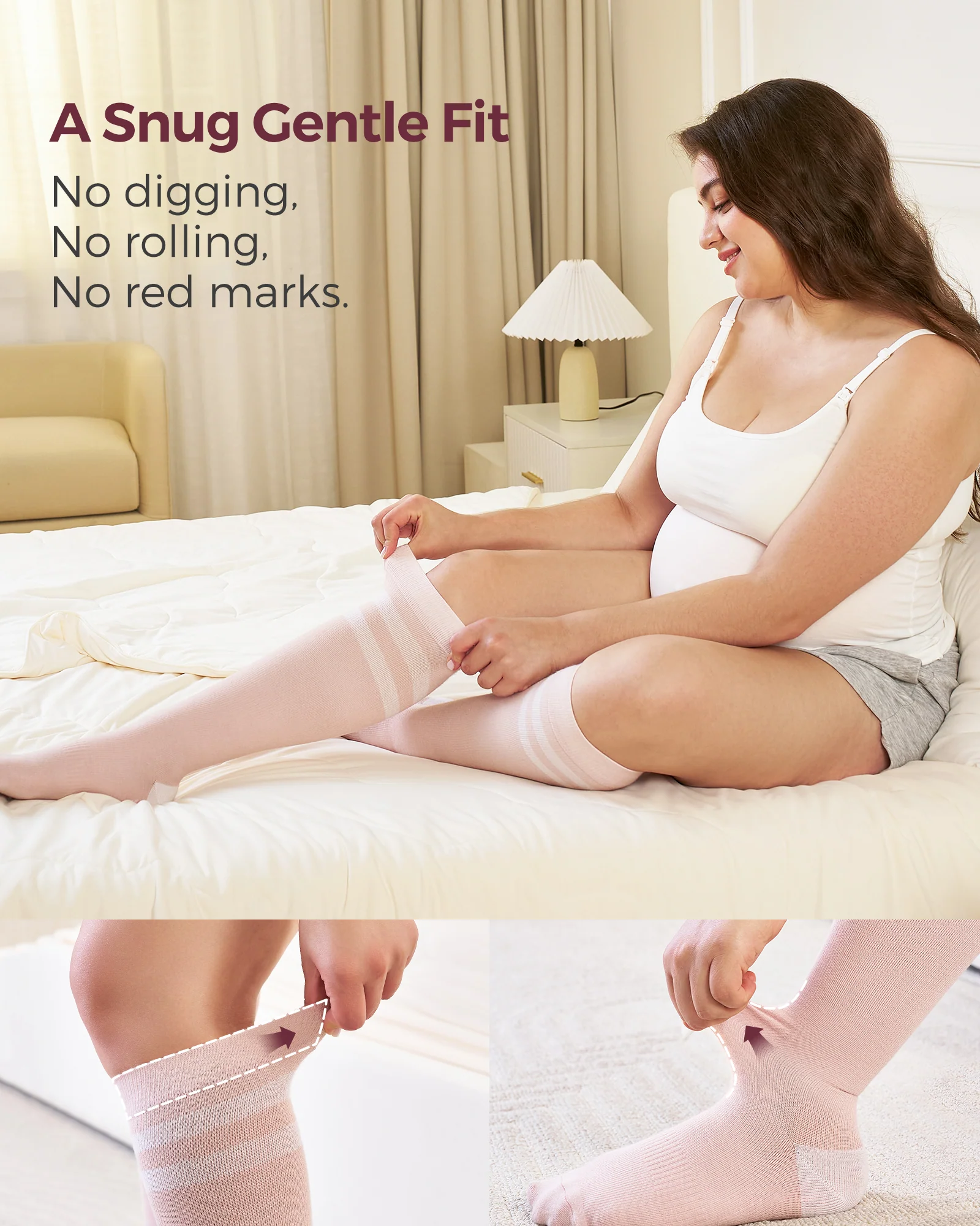 Momcozy Compression Socks for Women Wide Calf - Image 21
