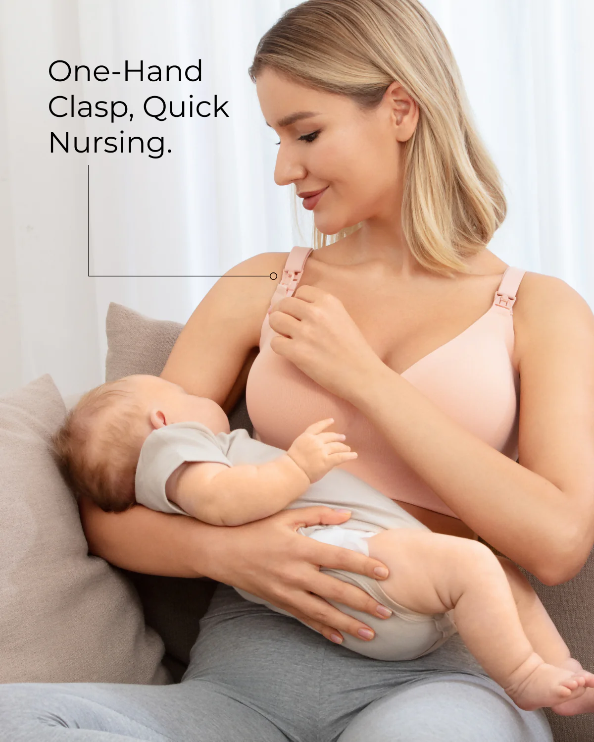 Momcozy CoolFit Nursing Bra - Ultra Stretch - Image 11