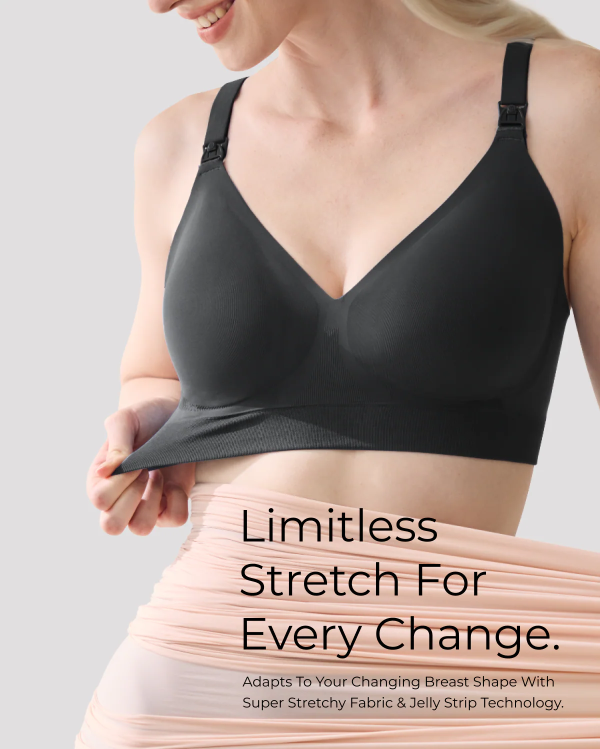 Momcozy CoolFit Nursing Bra - Ultra Stretch - Image 14
