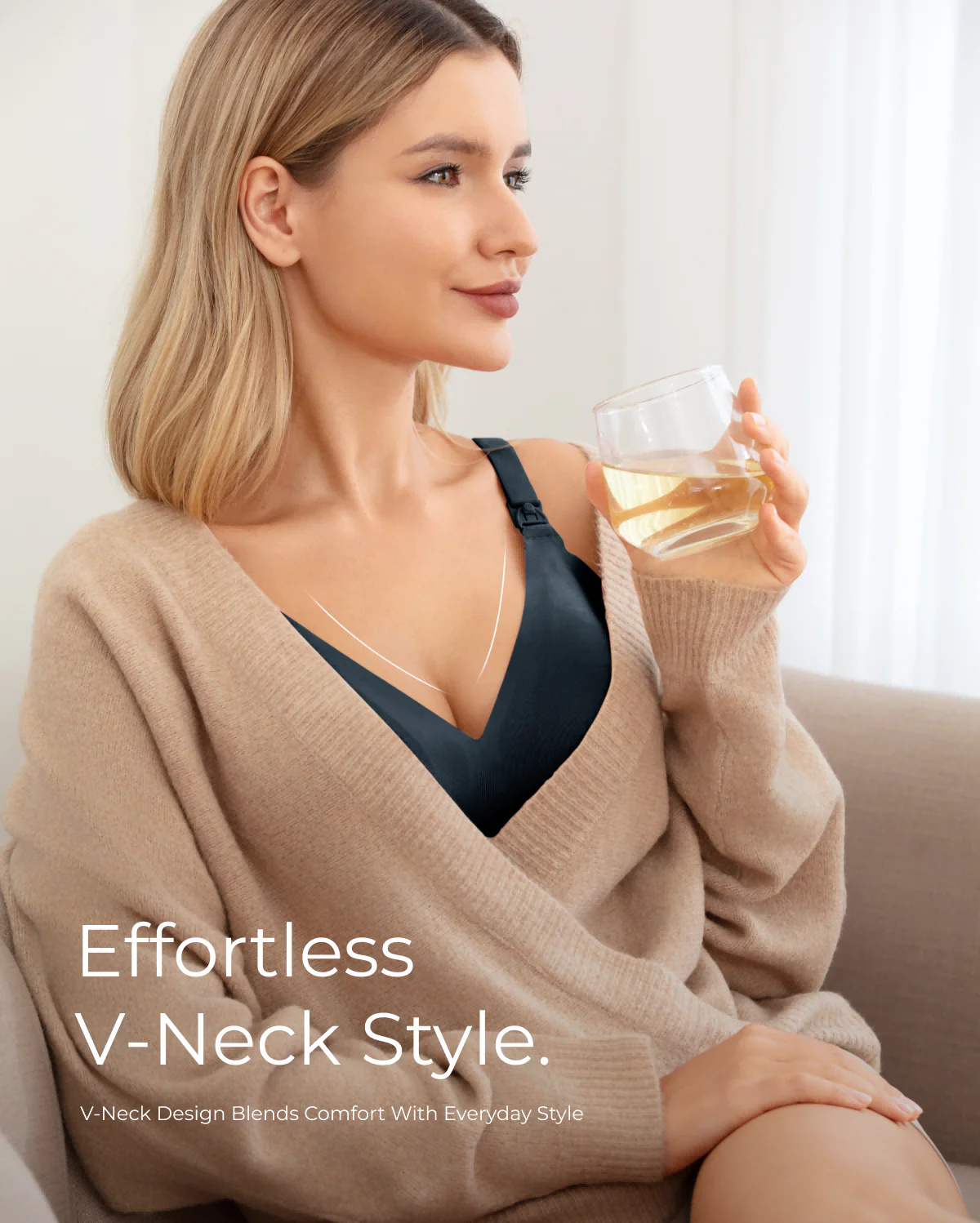 Momcozy CoolFit Nursing Bra - Ultra Stretch - Image 15