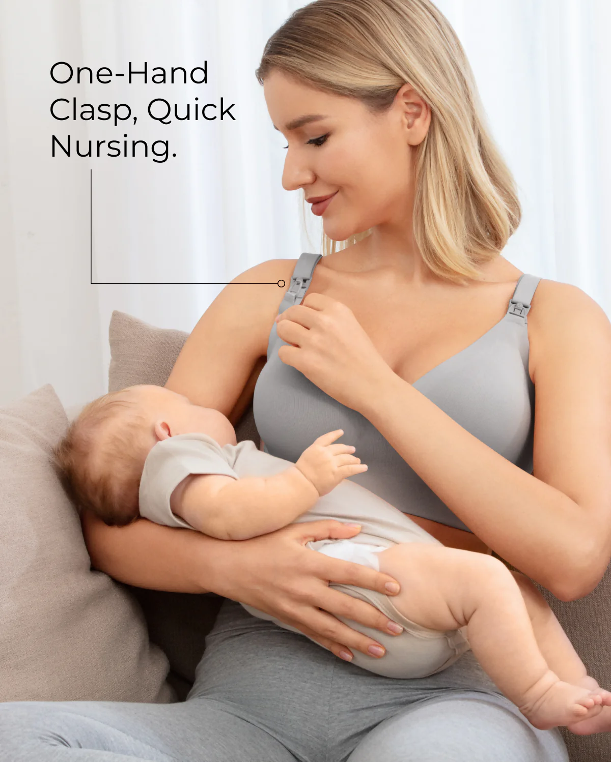 Momcozy CoolFit Nursing Bra - Ultra Stretch - Image 21