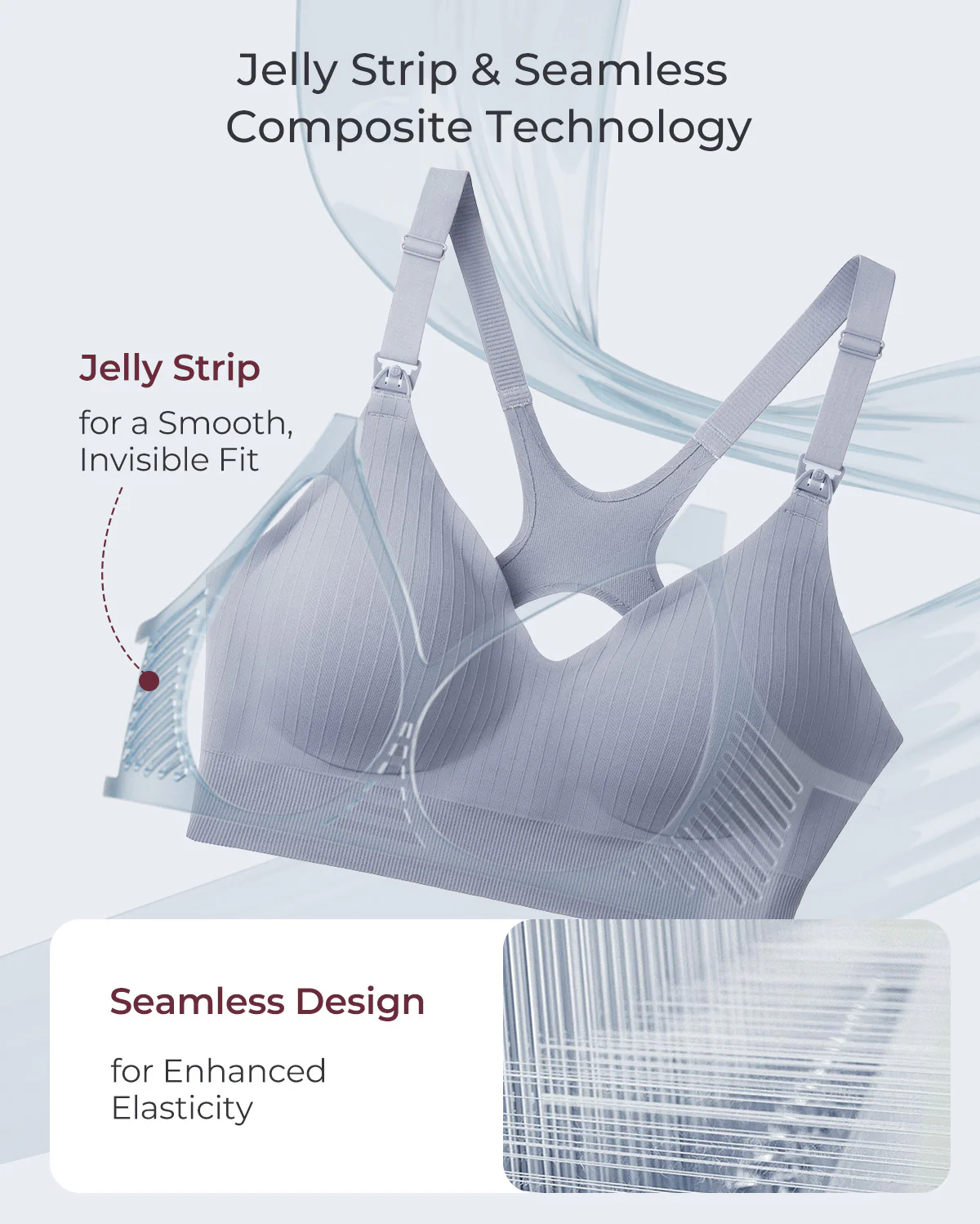 Momcozy CoolFit Nursing Sports Bra - Racerback - Image 32