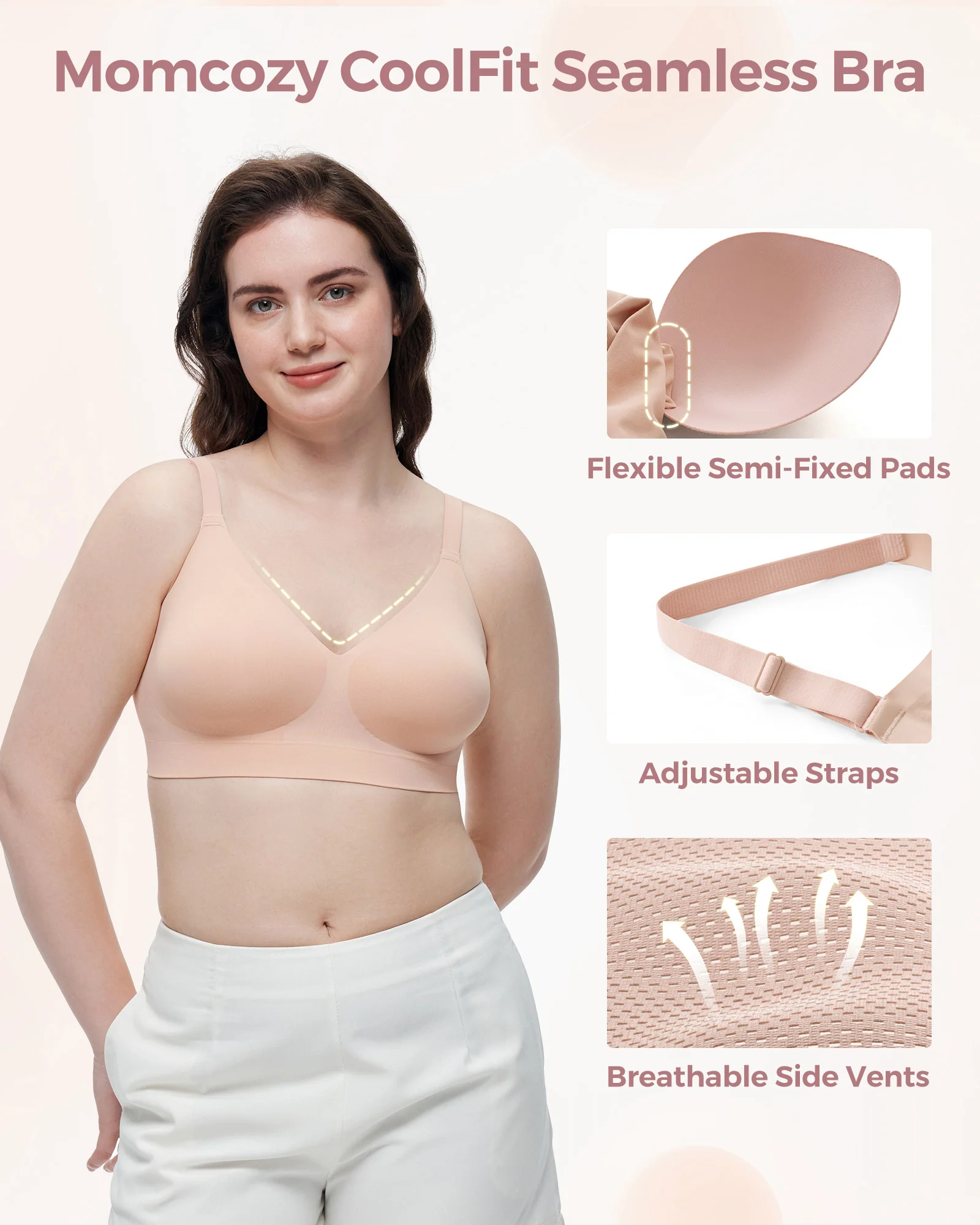 Momcozy CoolFit Seamless Regular Bra - Image 3