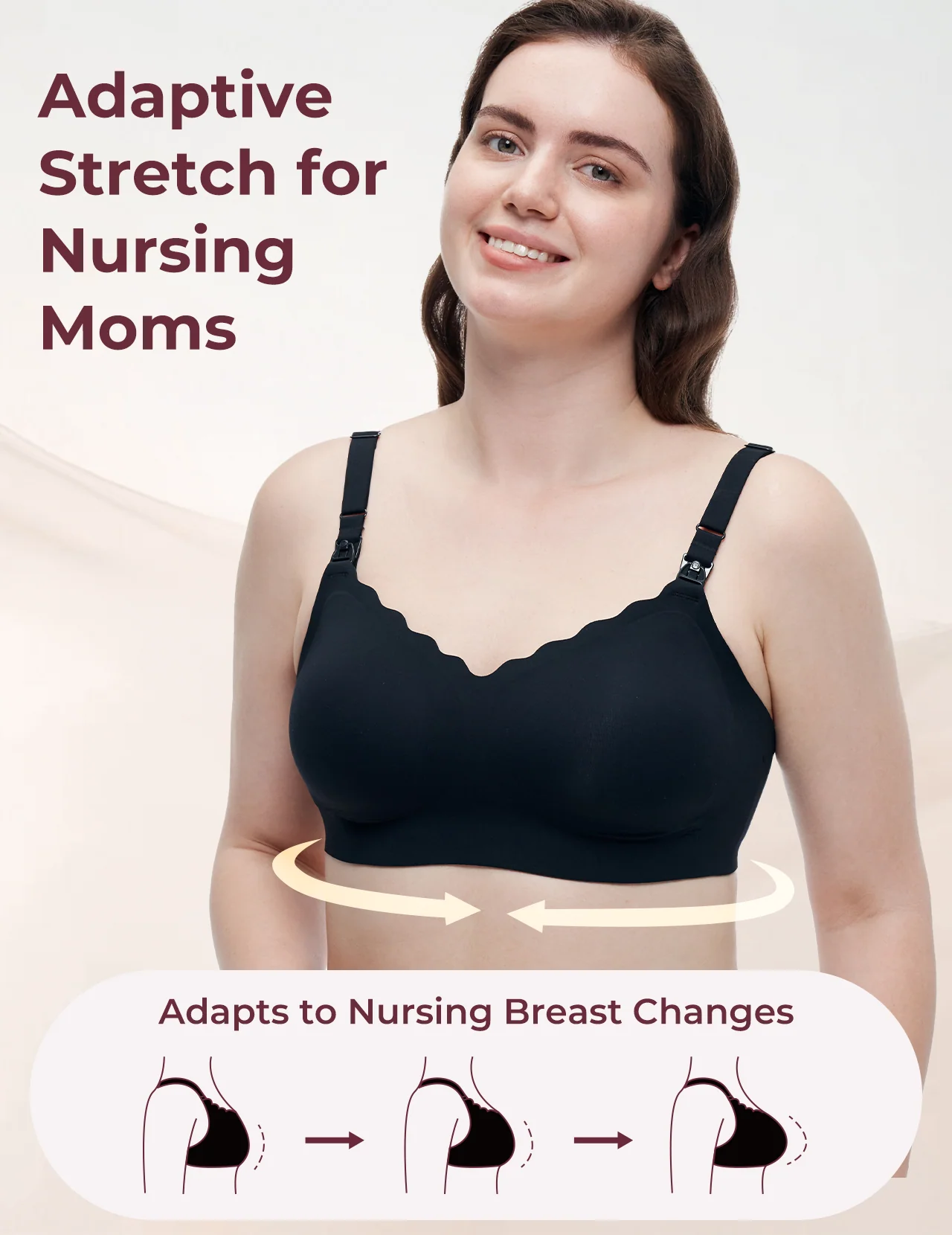 Momcozy Cooling Hands-Free Nursing & Pump Bra - Image 12
