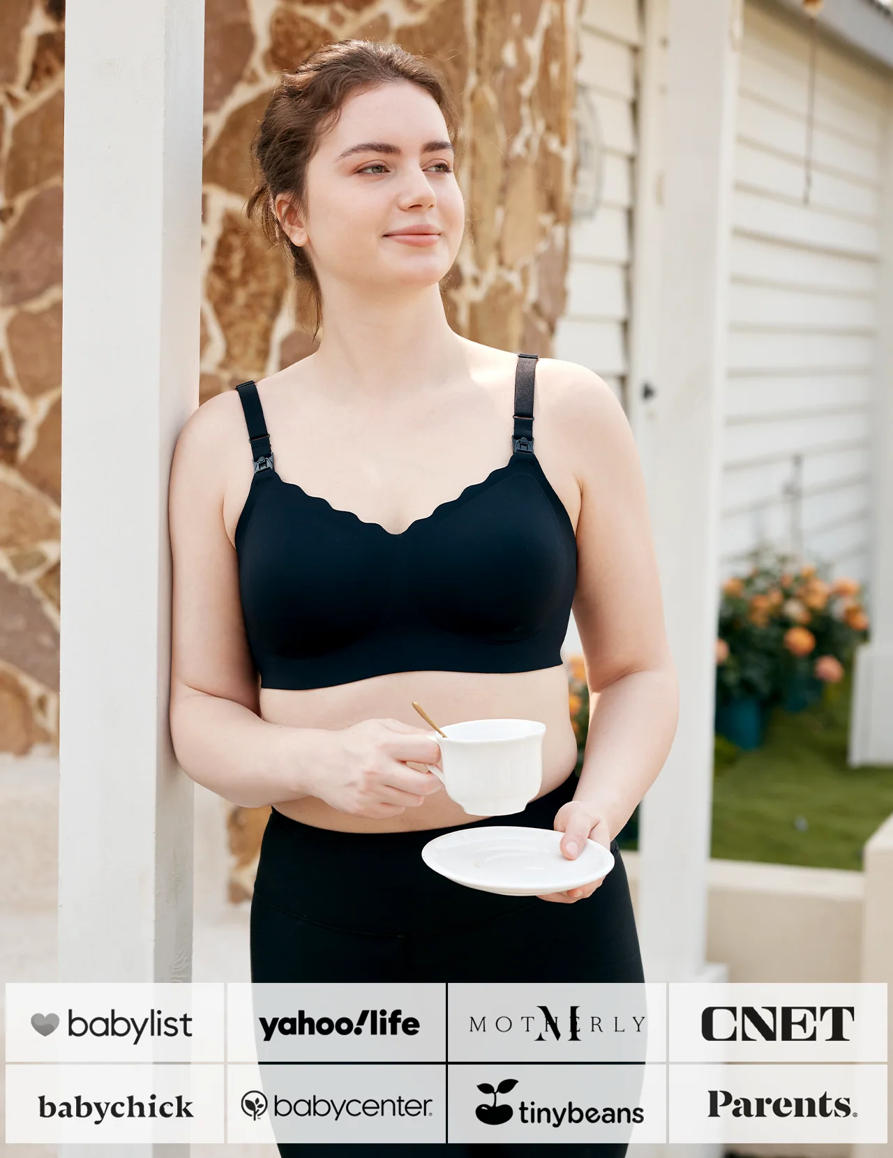 Momcozy Cooling Hands-Free Nursing & Pump Bra - Image 14