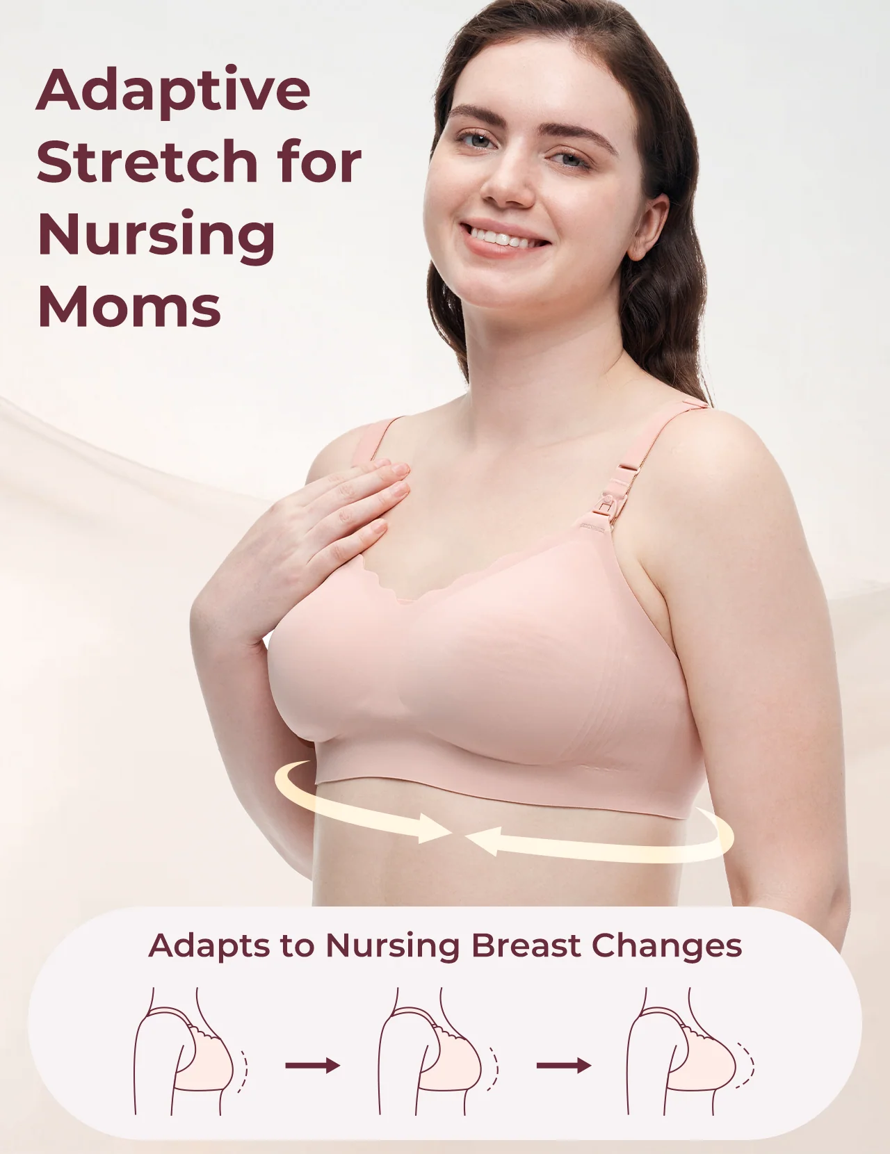 Momcozy Cooling Hands-Free Nursing & Pump Bra - Image 6