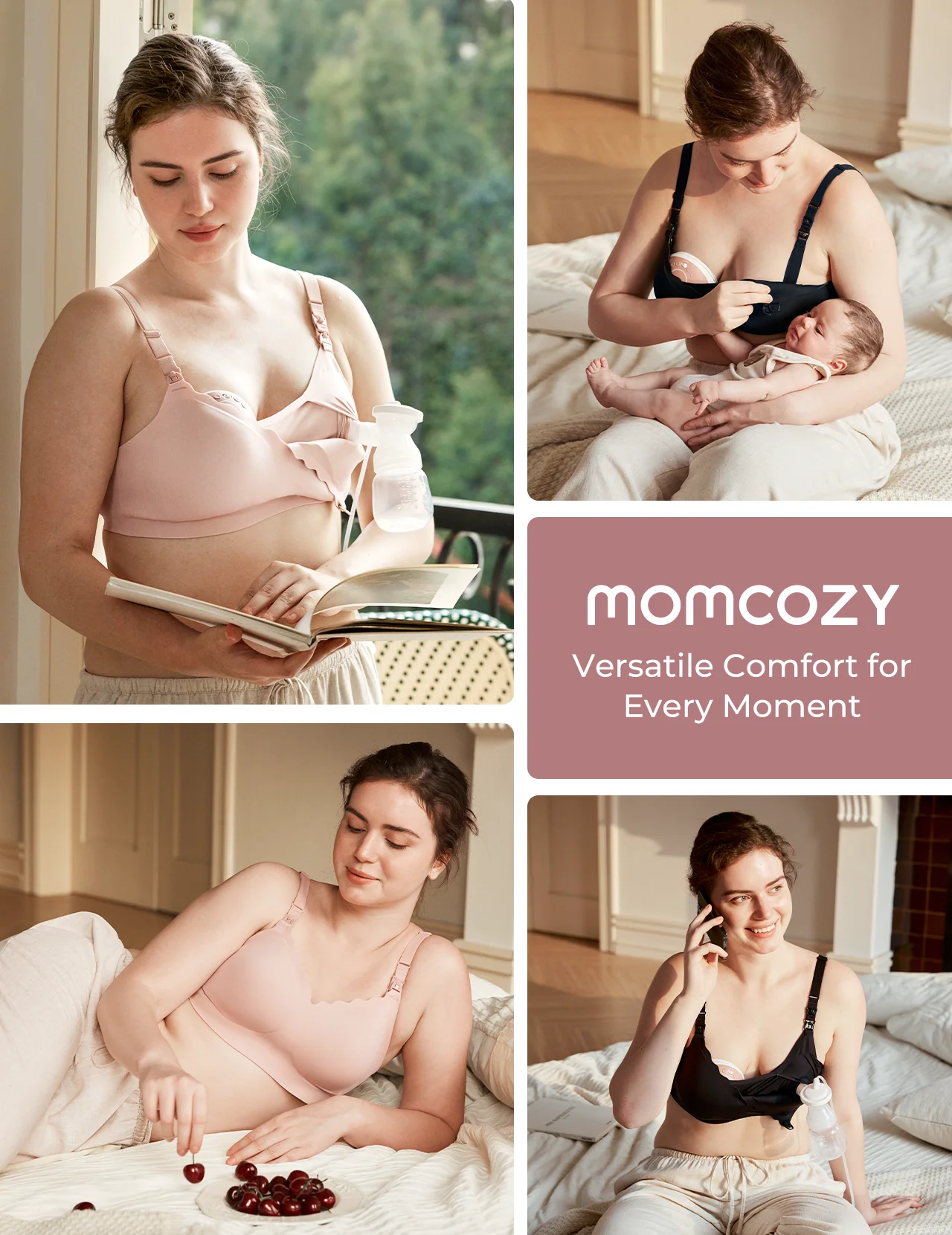 Momcozy Cooling Hands-Free Nursing & Pump Bra - Image 9