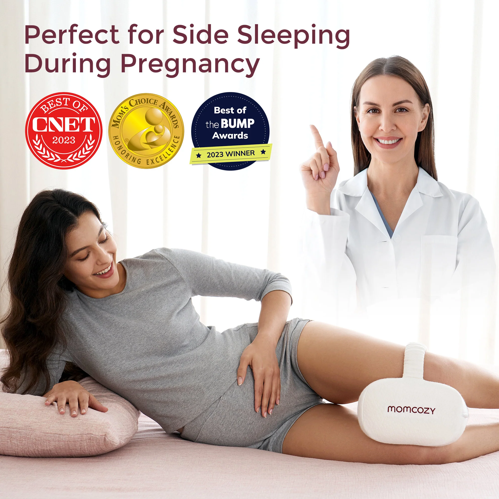 Momcozy Pregnancy Knee Pillow - Image 18