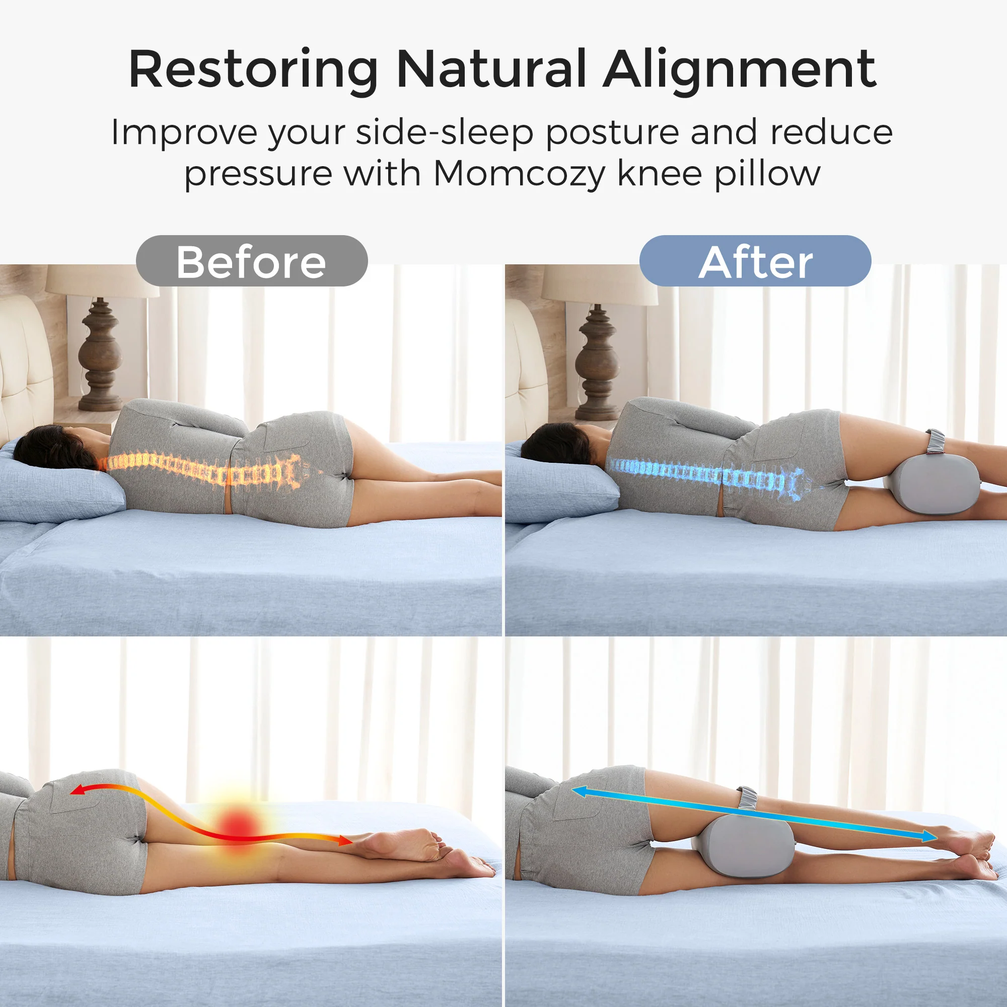 Momcozy Pregnancy Knee Pillow - Image 29
