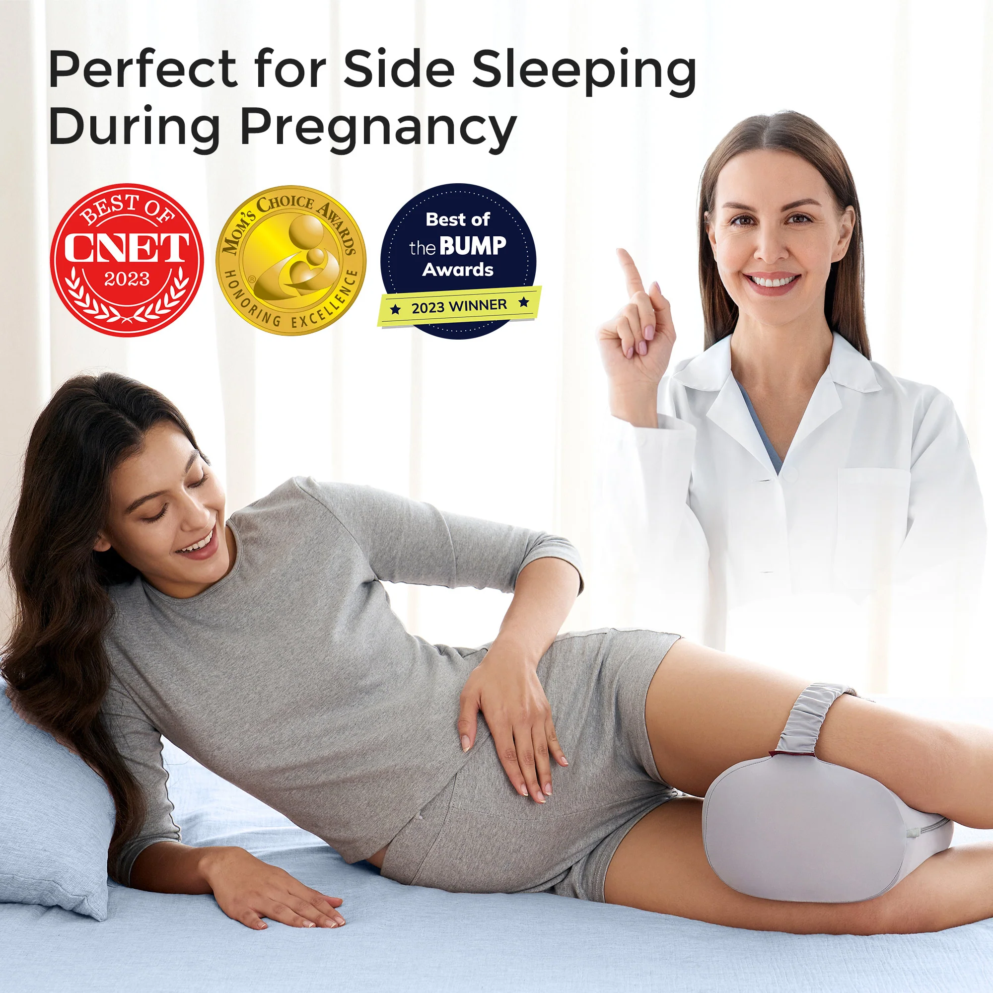 Momcozy Pregnancy Knee Pillow - Image 34