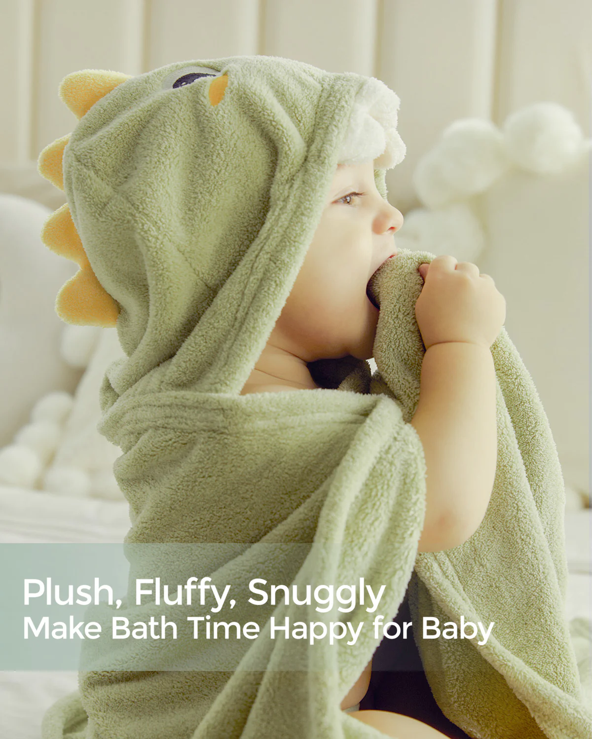 Coral Fleece Hooded Baby Bath Towel - Image 22