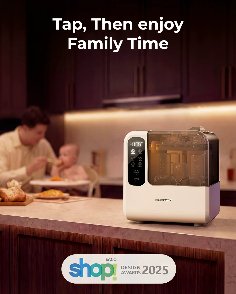 Pre-order: Momcozy DeepClean Baby Bottle Washer (D8) - Image 6