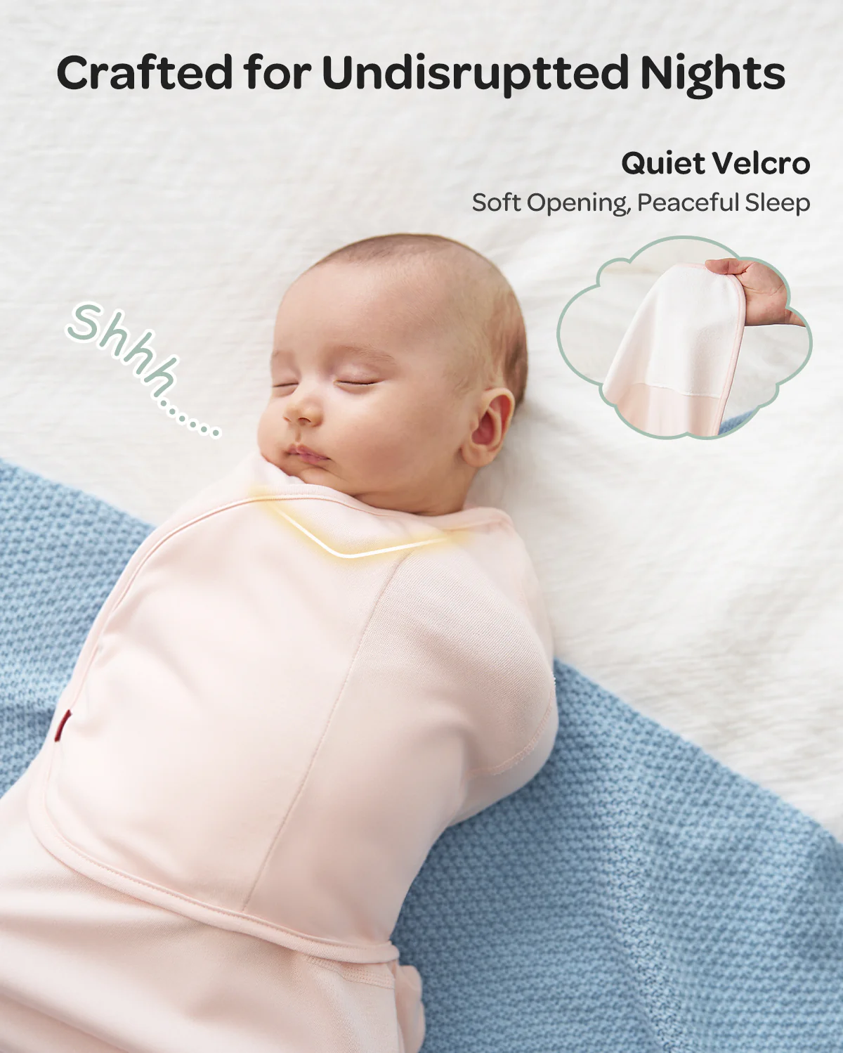 Momcozy Easy Swaddle Wrap For 0-3M - Image 18