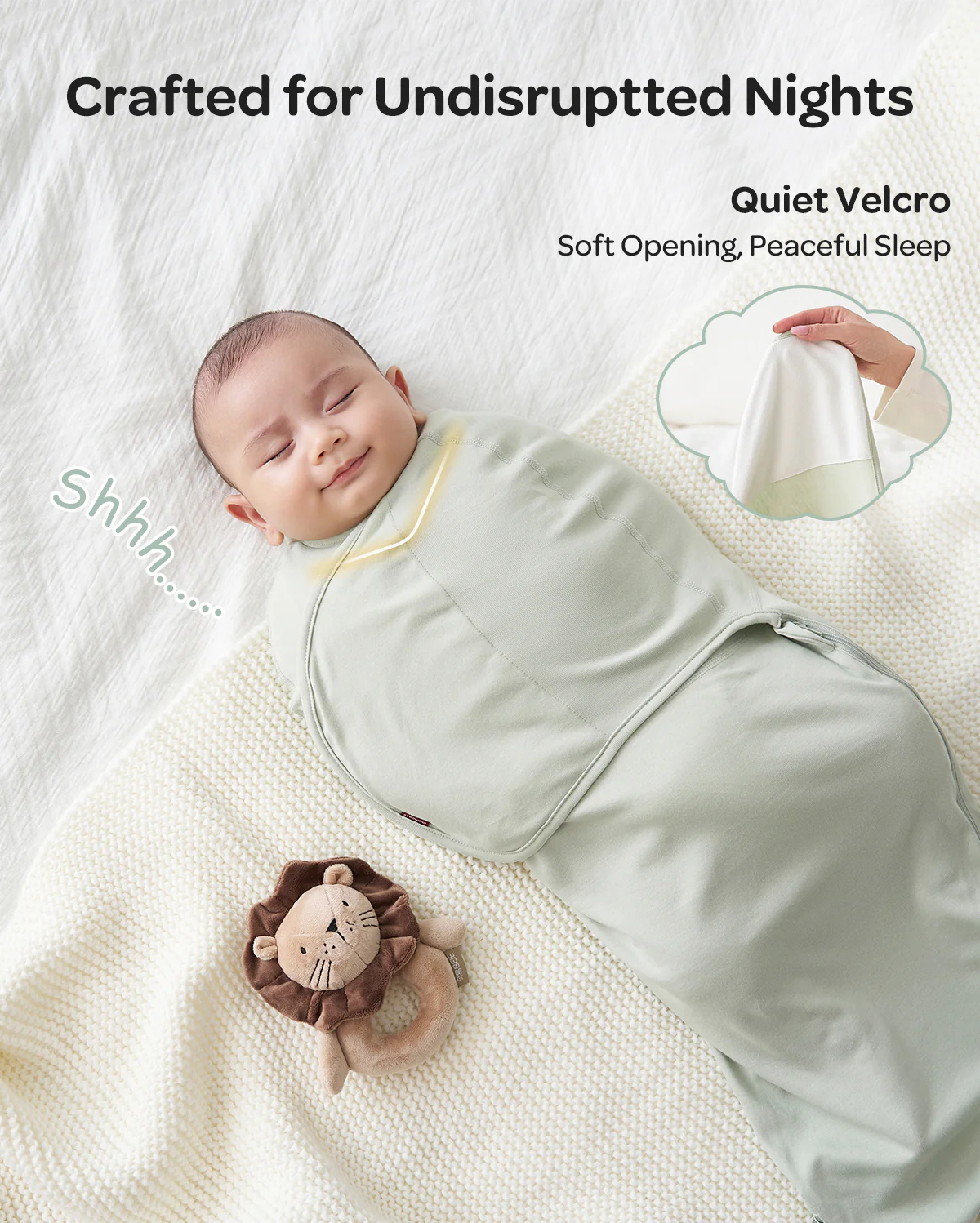 Momcozy Easy Swaddle Wrap For 0-3M - Image 26