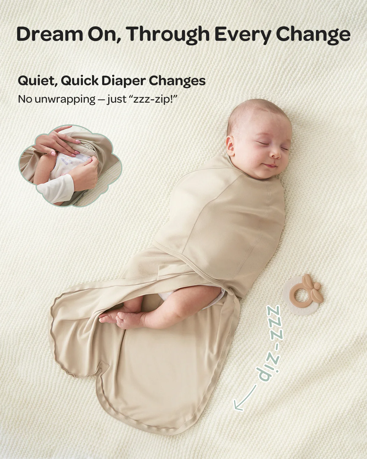 Momcozy Easy Swaddle Wrap For 0-3M - Image 50