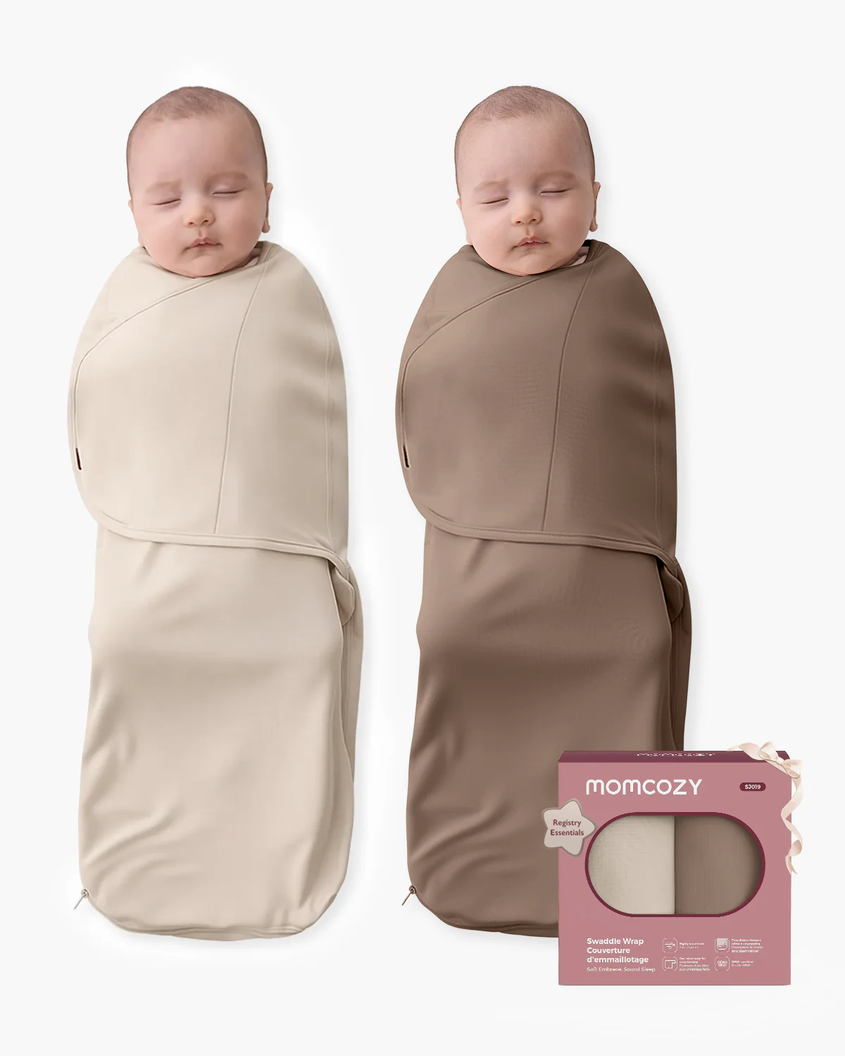 Momcozy Easy Swaddle Wrap For 0-3M - Image 61