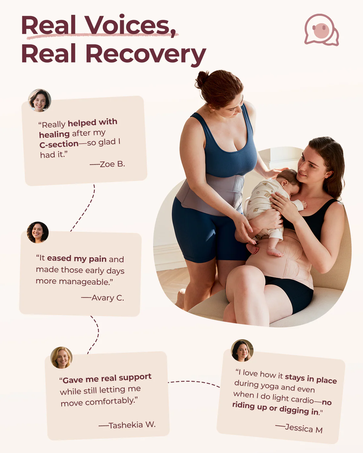 Momcozy Ergowrap™ Postpartum Belly Wrap - Image 44