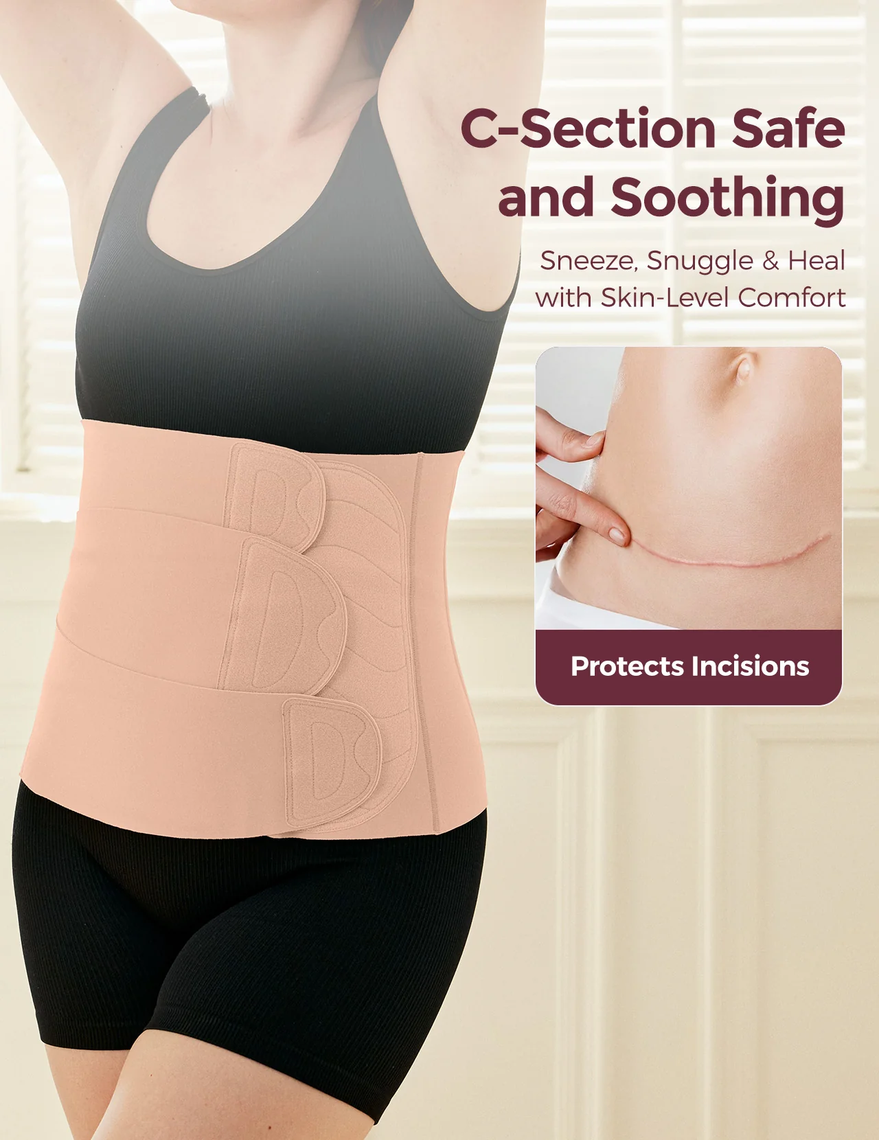 Momcozy Ergowrap™ Postpartum Belly Wrap - Postpartum Belly Band - Image 62