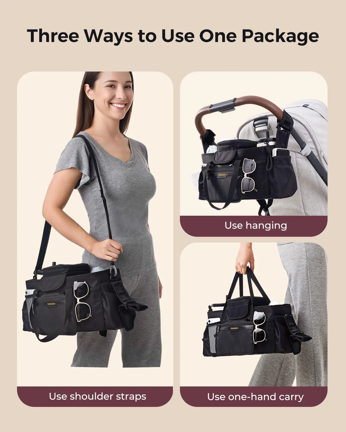 Momcozy Extra Large Stroller Organizer - Image 5