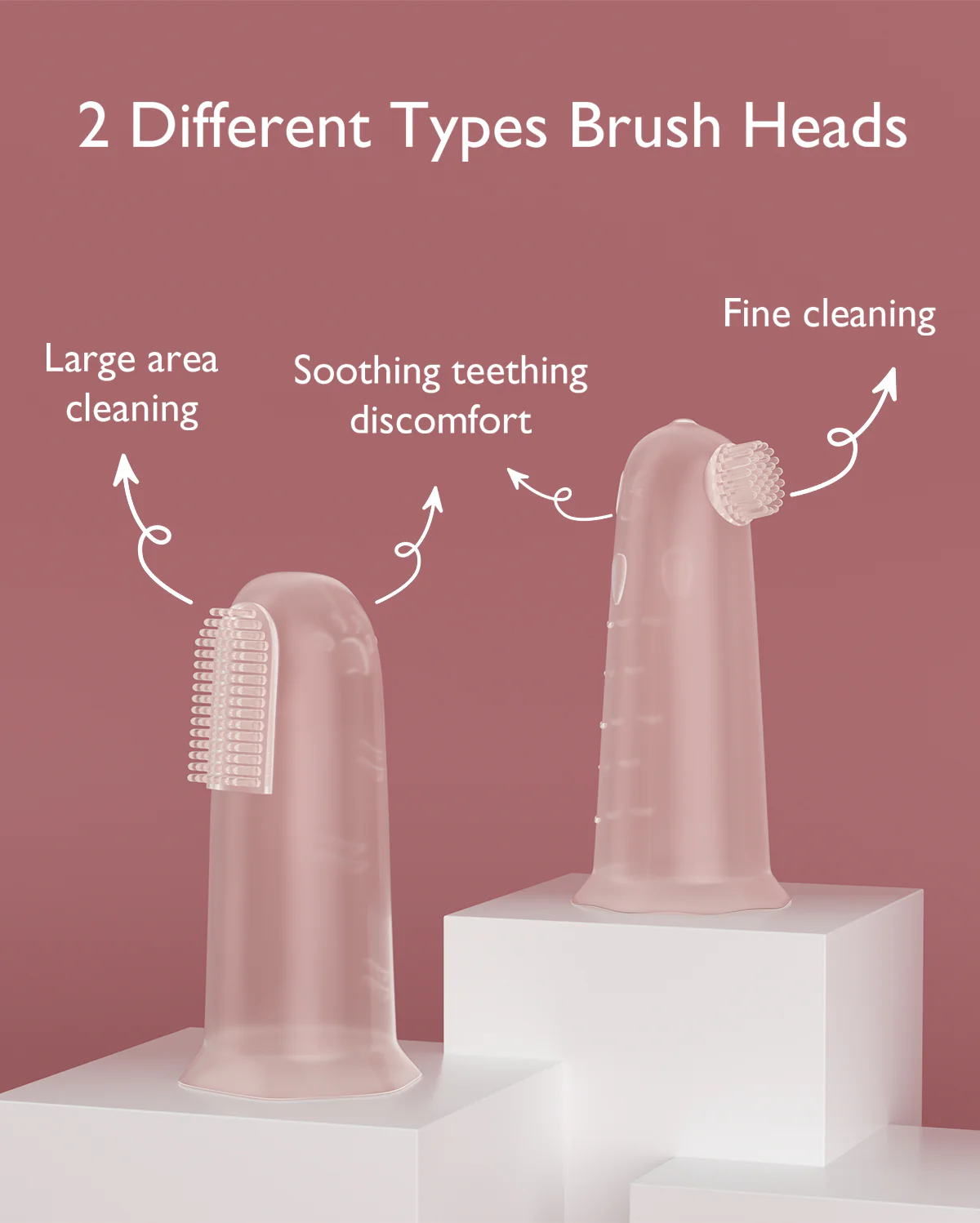 Momcozy Oral Care Series: Finger Toothbrush (2pcs) - Image 3