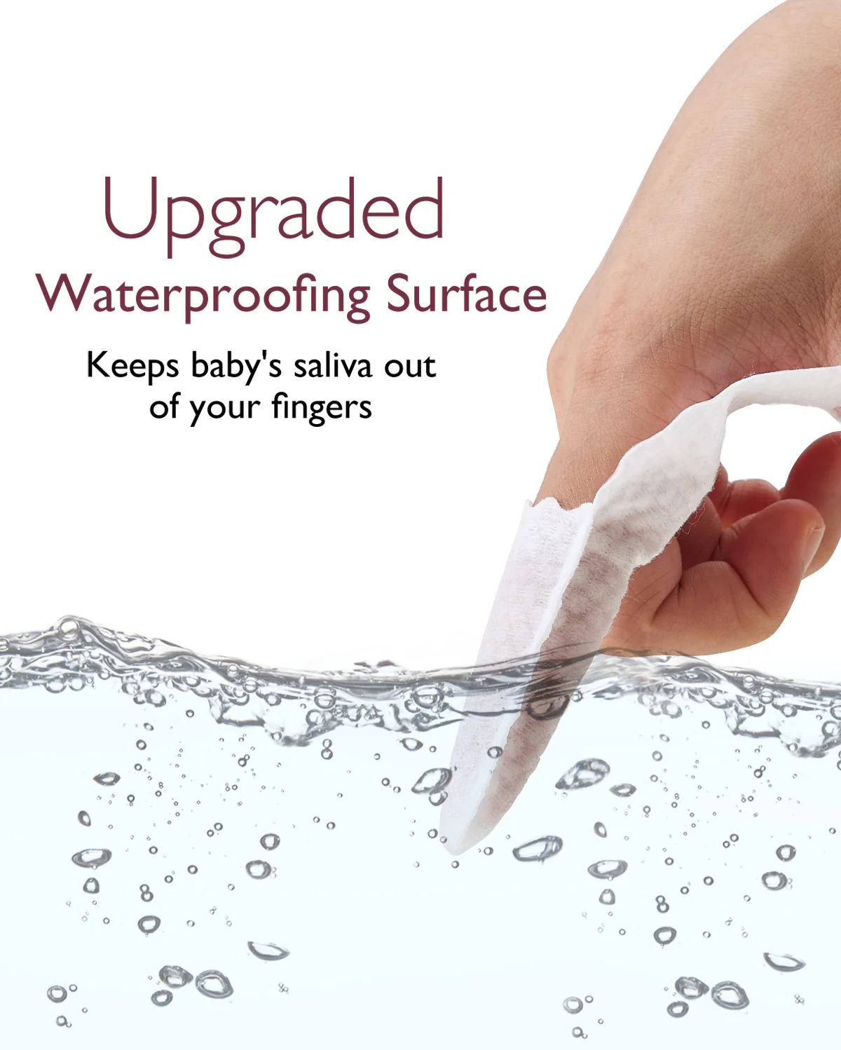 Momcozy Oral Care Series: Finger Wipes (30ct) - Image 2