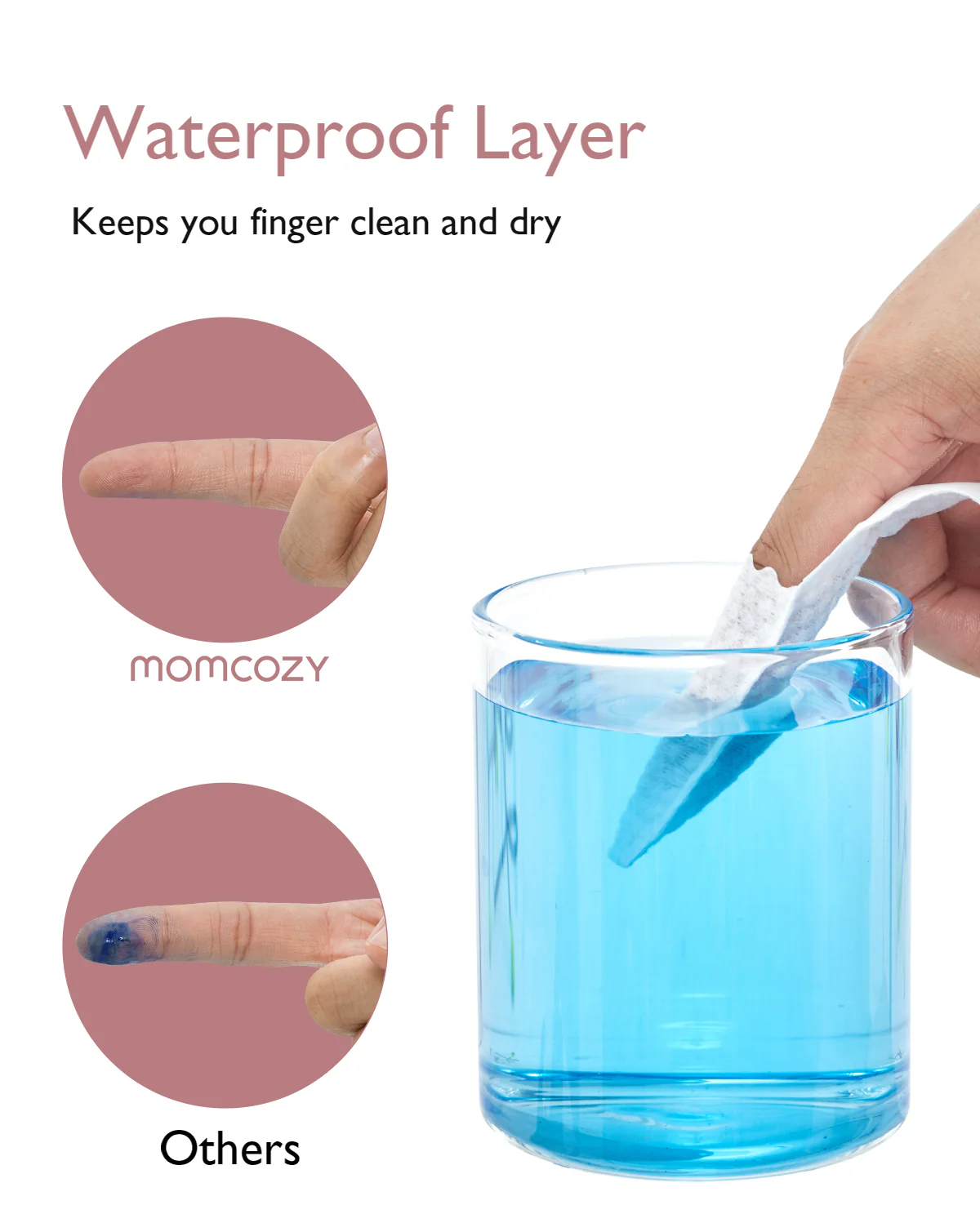 Momcozy Oral Care Series: Finger Wipes (30ct) - Image 5