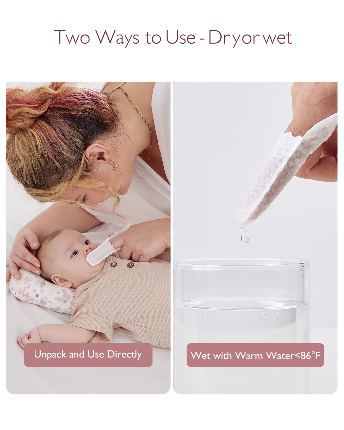 Momcozy Oral Care Series: Finger Wipes (30ct) - Image 7