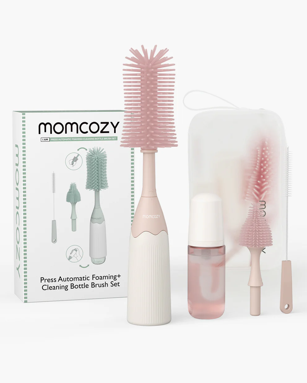 Momcozy Innovative Push-Press Design Bottle Brush Kit - Image 15
