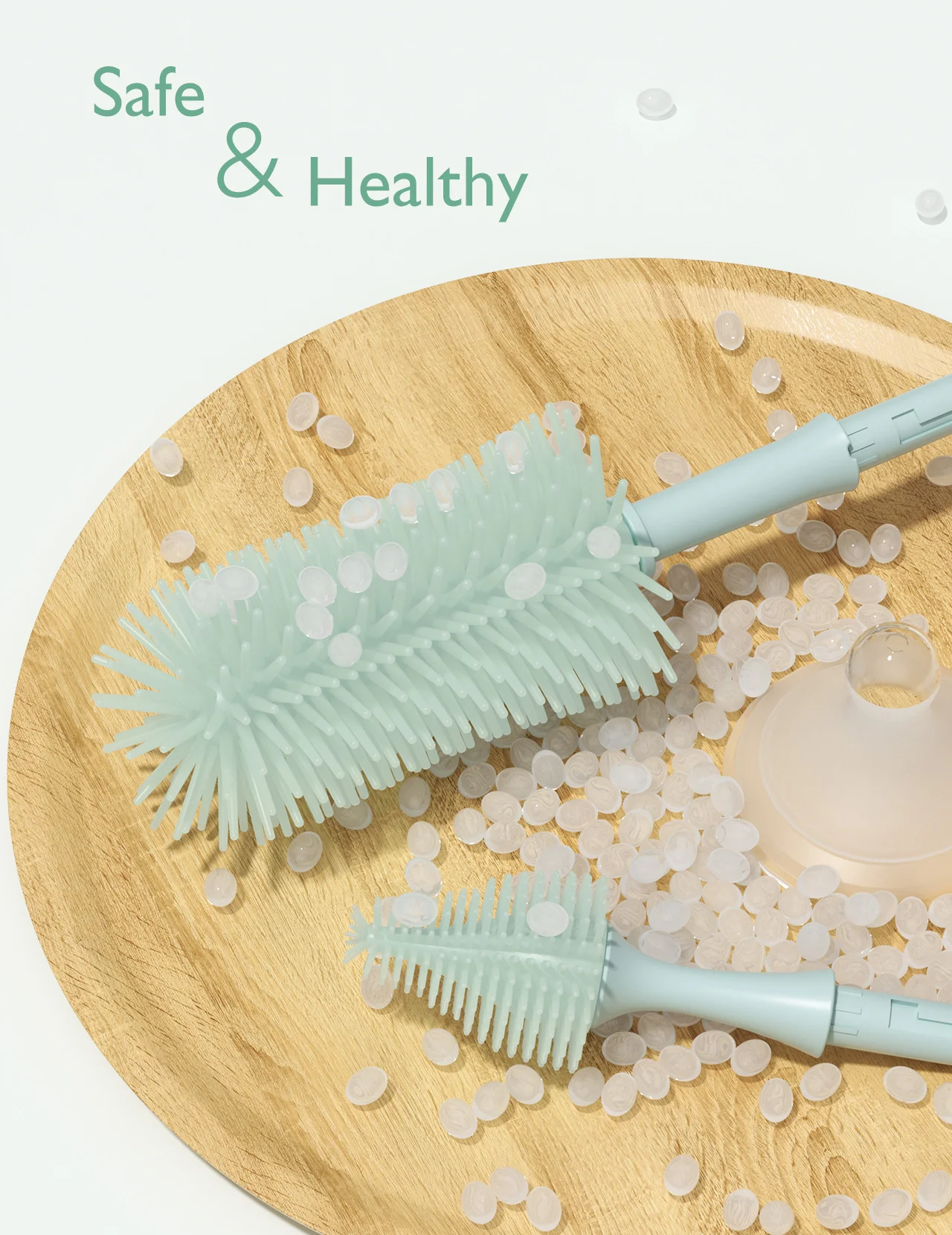 Momcozy Innovative Push-Press Design Bottle Brush Kit - Image 5