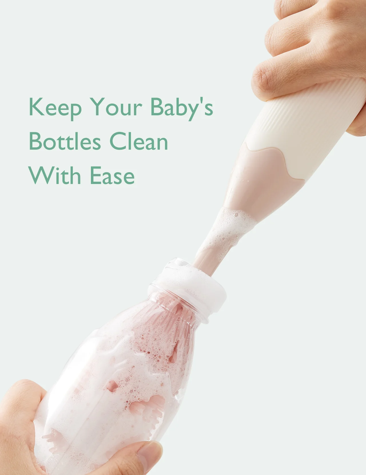 Momcozy Innovative Push-Press Design Bottle Brush Kit - Image 8