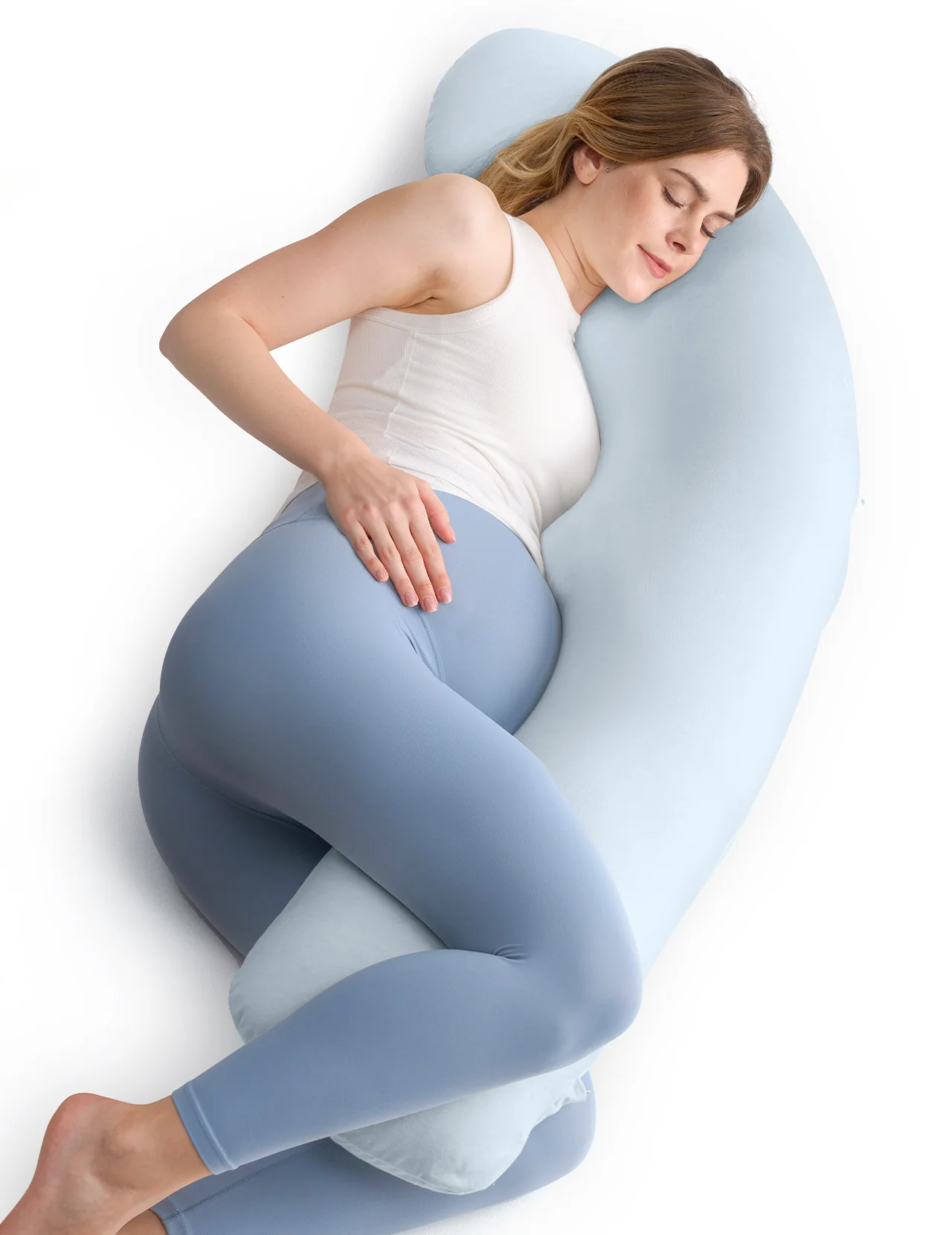 J Shaped Maternity Body Pillow - Image 6