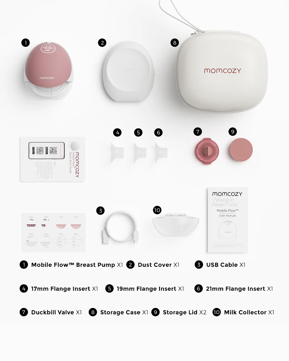 Momcozy Mobile Flow™ Hands-Free Breast Pump | M9 - Image 9