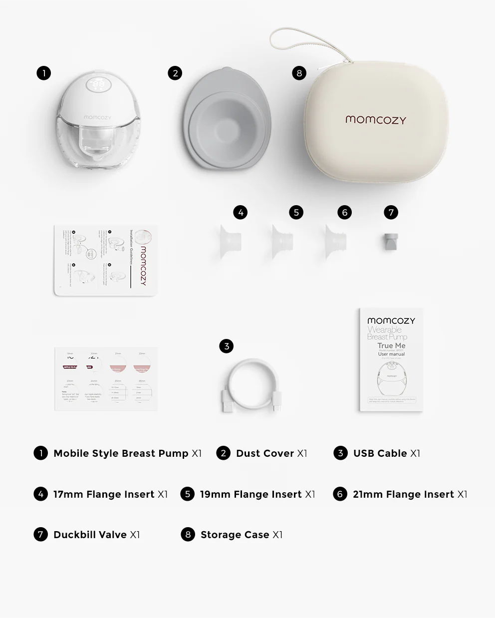 Momcozy Mobile Style™ Hands-free Slim Breast Pump | M6 - Image 17