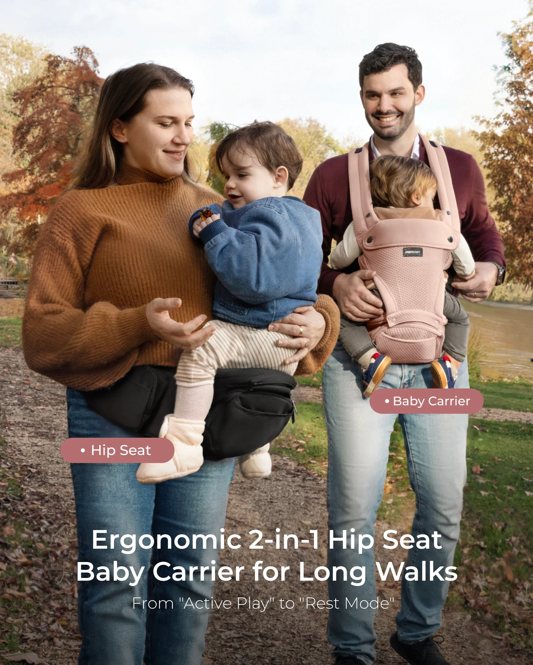 2-In-1 Hip Seat Baby Carrier - Image 14