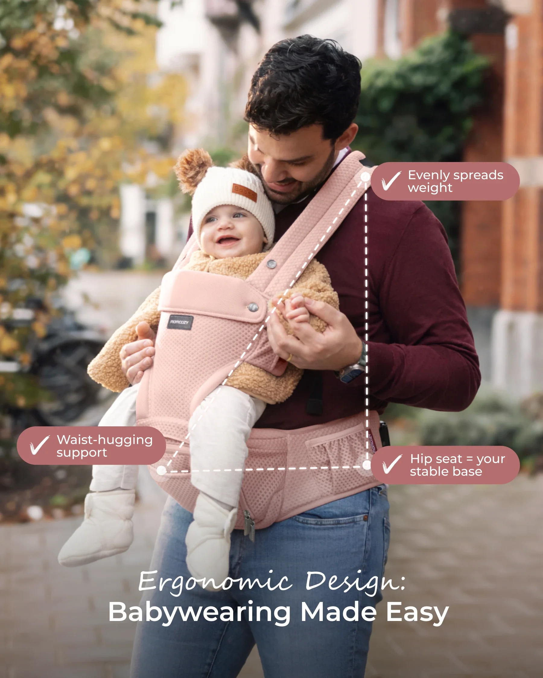 2-In-1 Hip Seat Baby Carrier - Image 18
