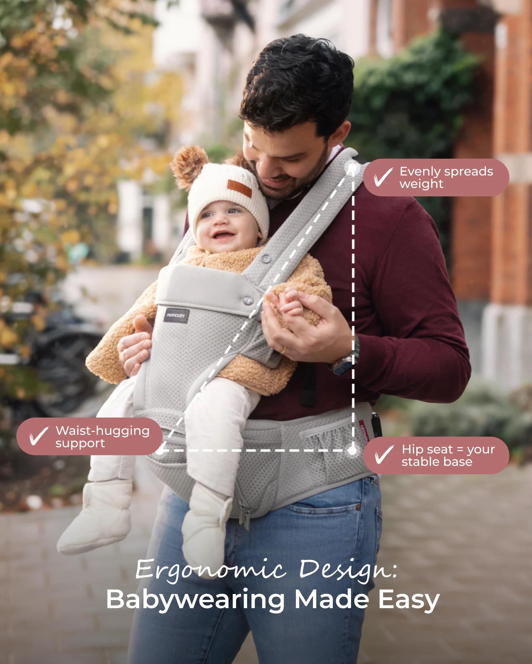 2-In-1 Hip Seat Baby Carrier - Image 22