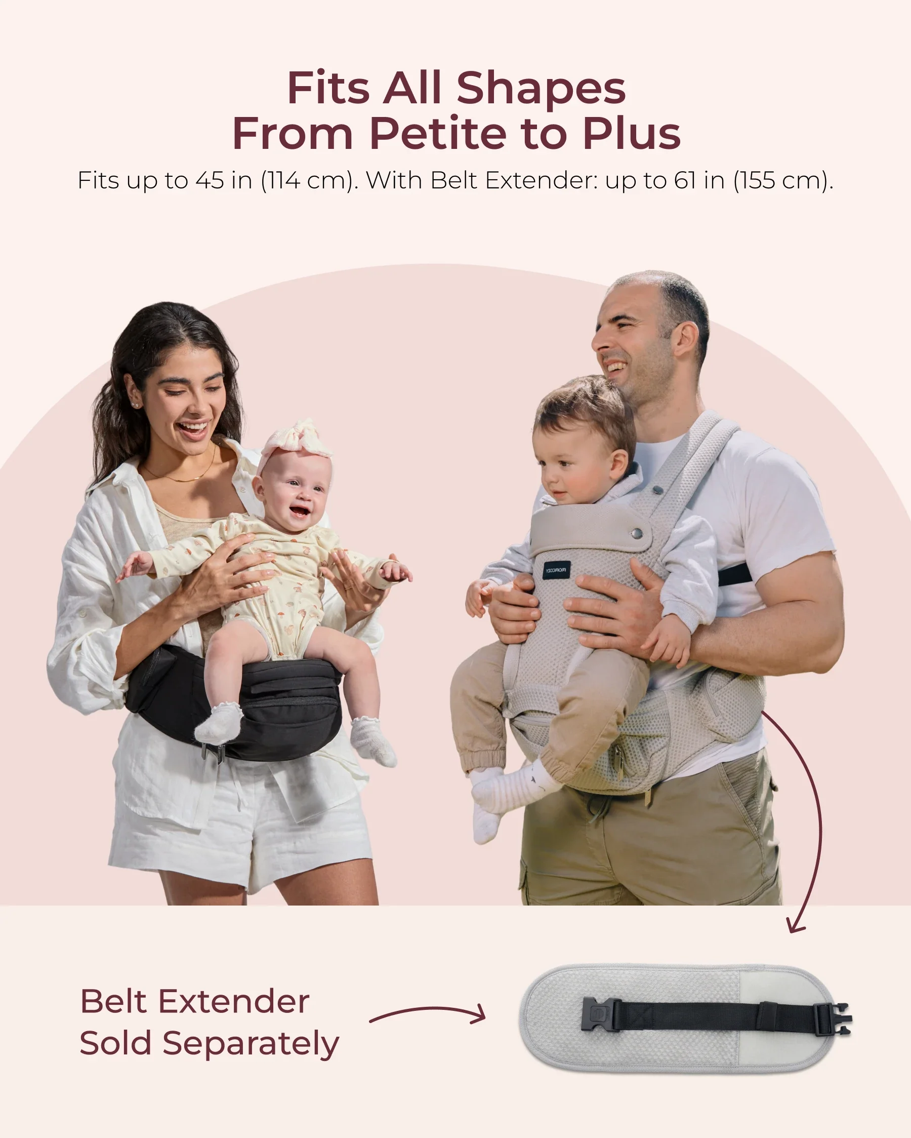 2-In-1 Hip Seat Baby Carrier - Image 25