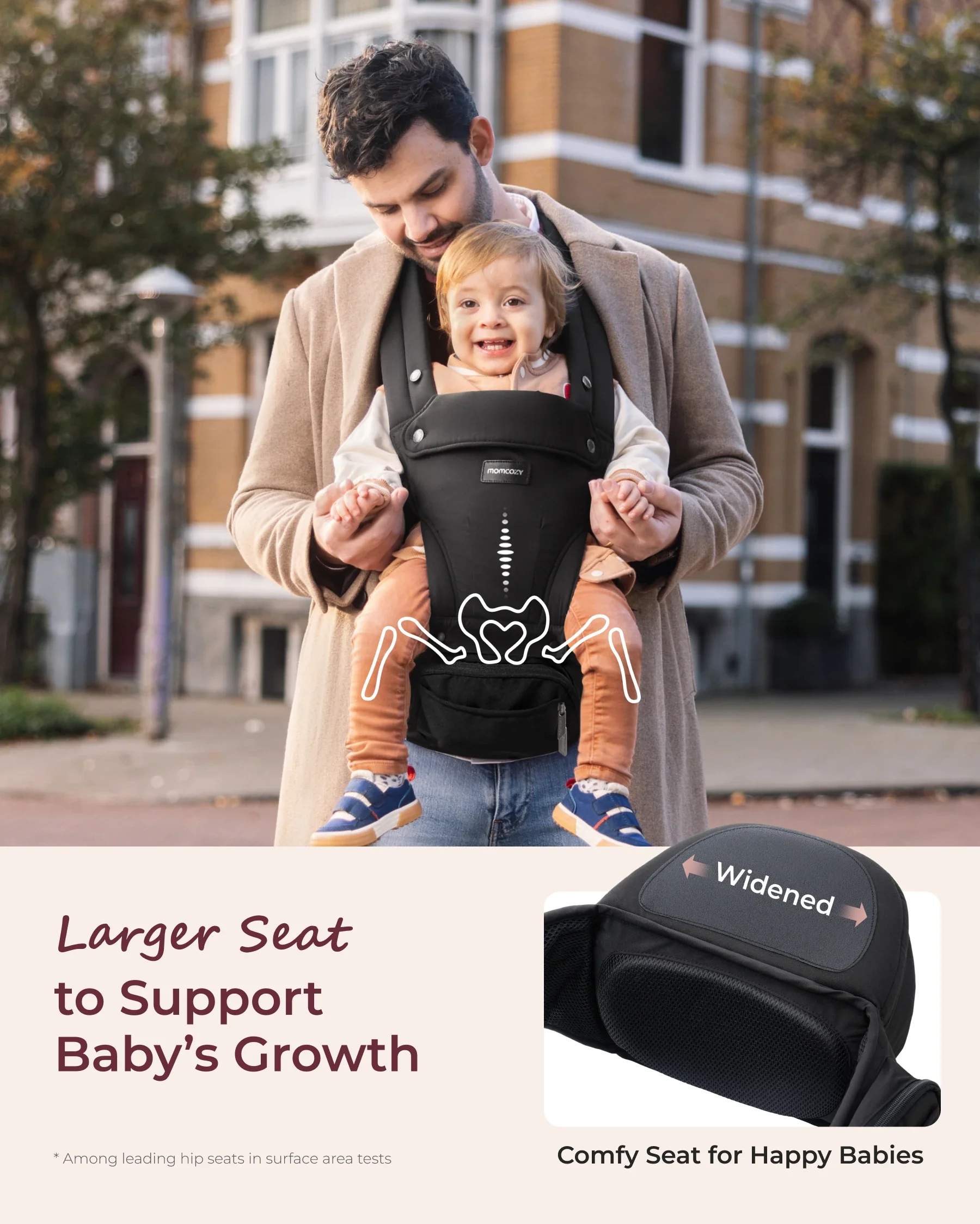 2-In-1 Hip Seat Baby Carrier - Image 4