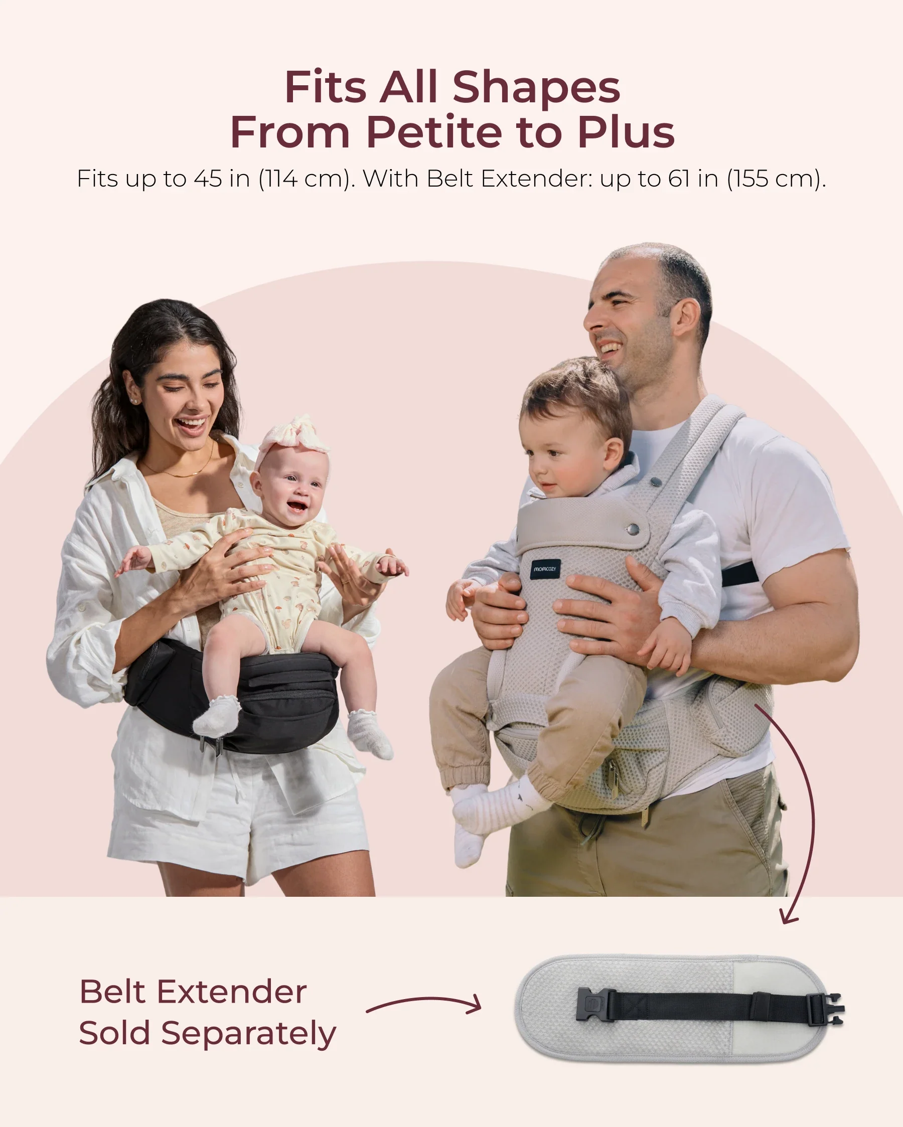 2-In-1 Hip Seat Baby Carrier - Image 8