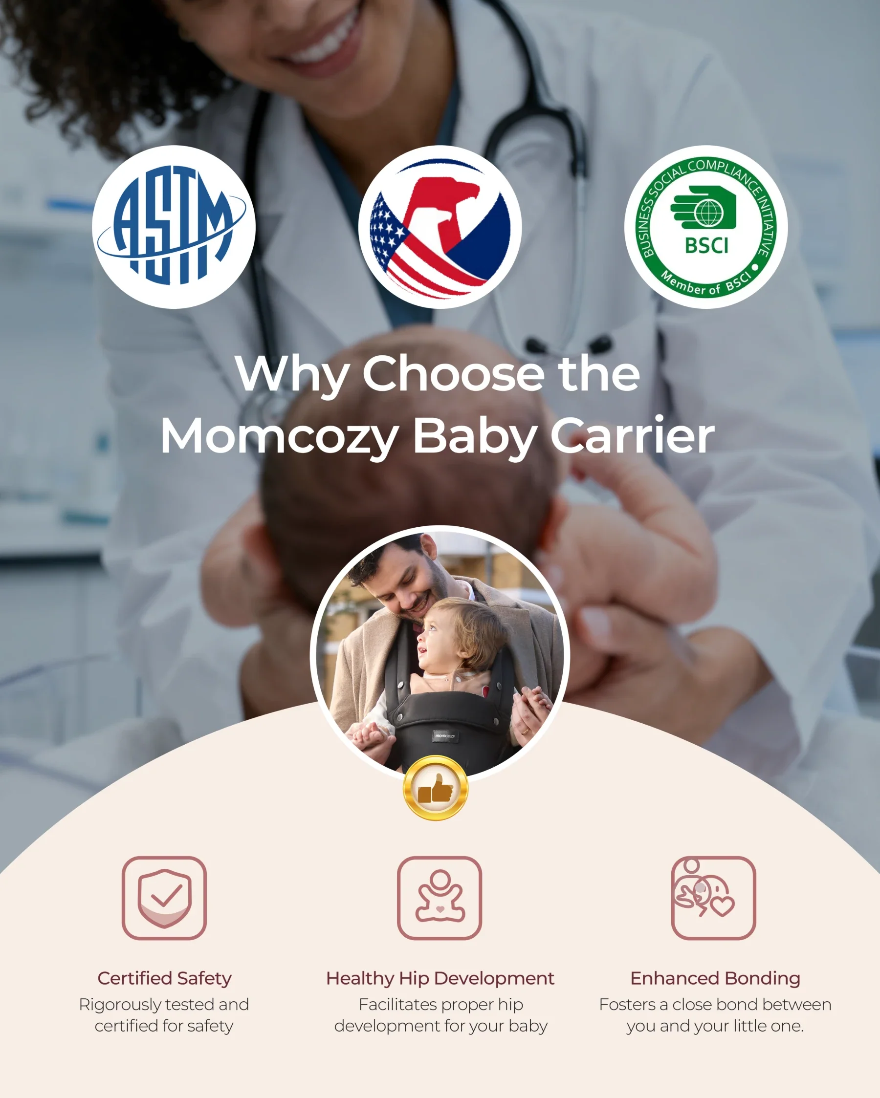 2-In-1 Hip Seat Baby Carrier - Image 9