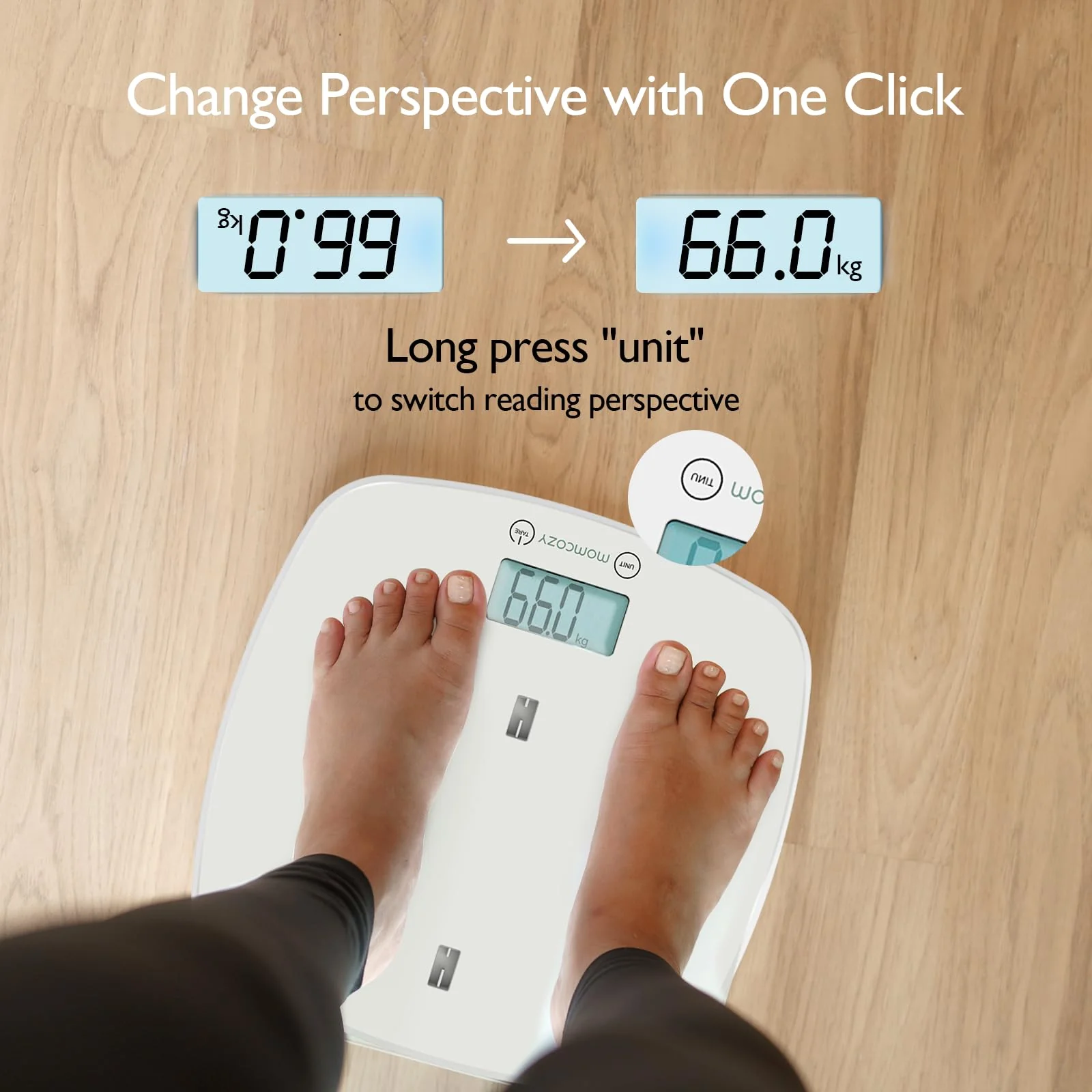 Momcozy Multi-Function Baby Scale - Weight & Height Measurement - Image 6