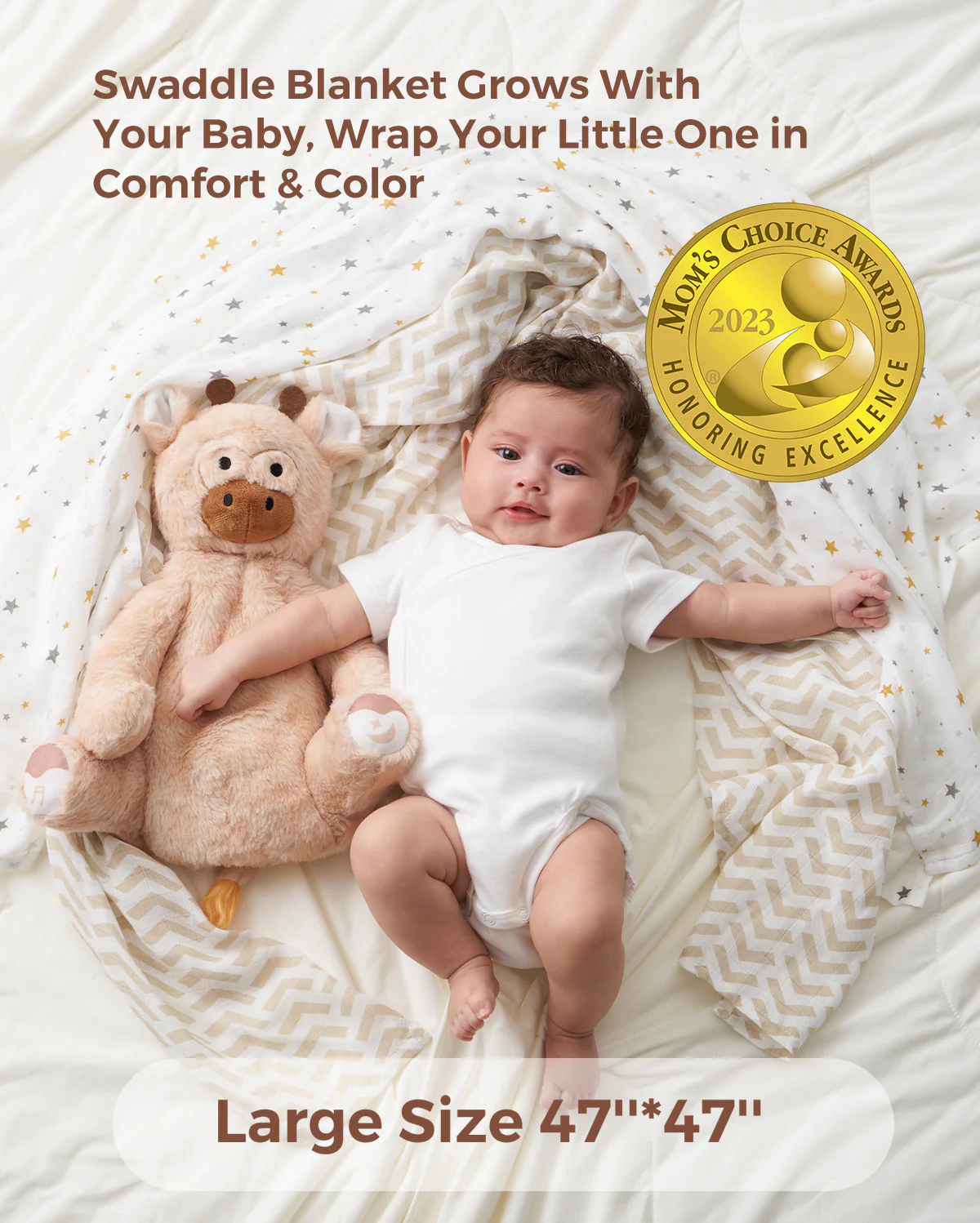 Momcozy Softness Upgrade Muslin Swaddle Blankets - Image 14