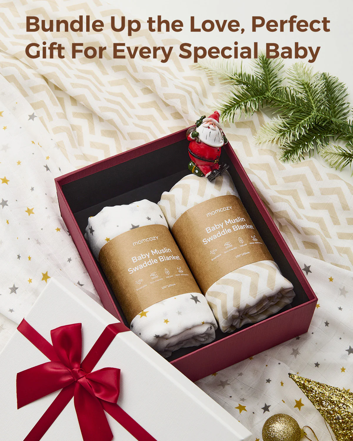 Momcozy Softness Upgrade Muslin Swaddle Blankets - Image 18