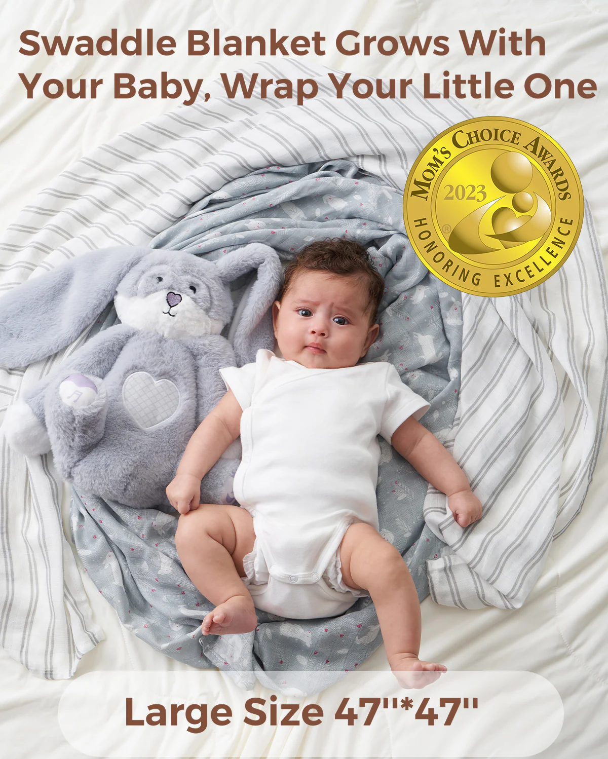 Momcozy Softness Upgrade Muslin Swaddle Blankets - Image 28