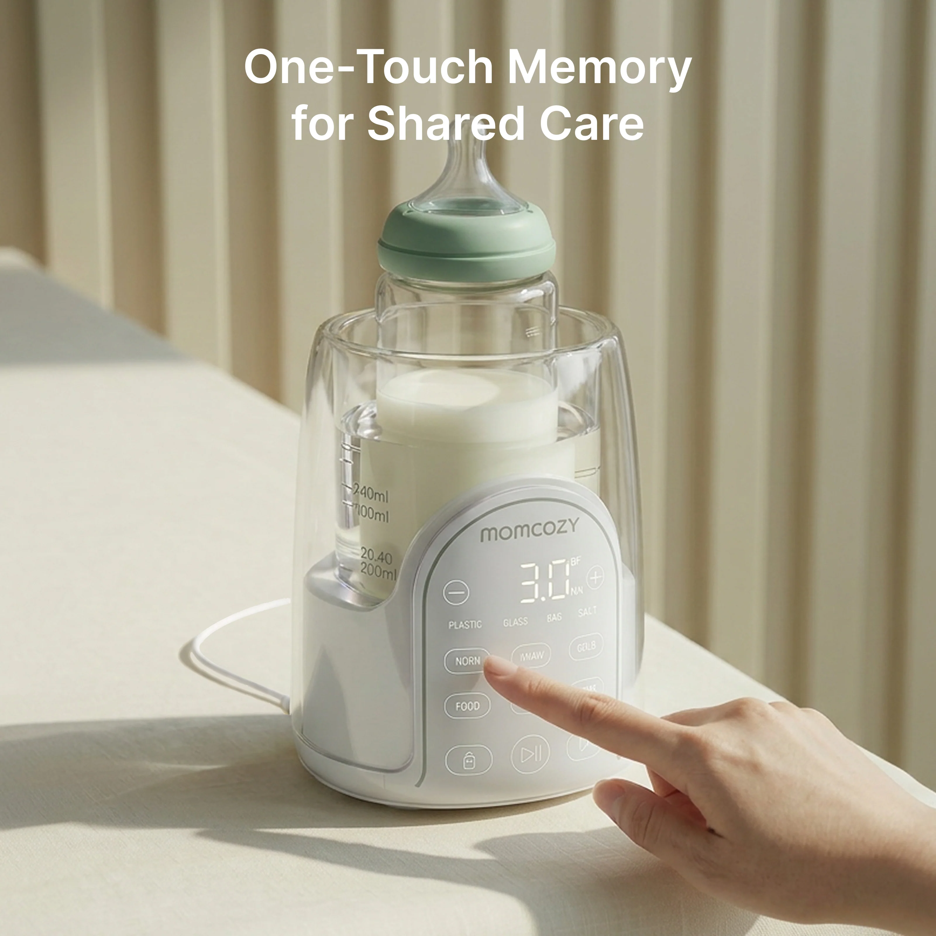 Momcozy NightPro Baby Bottle Warmer - Night Feeding - Image 6