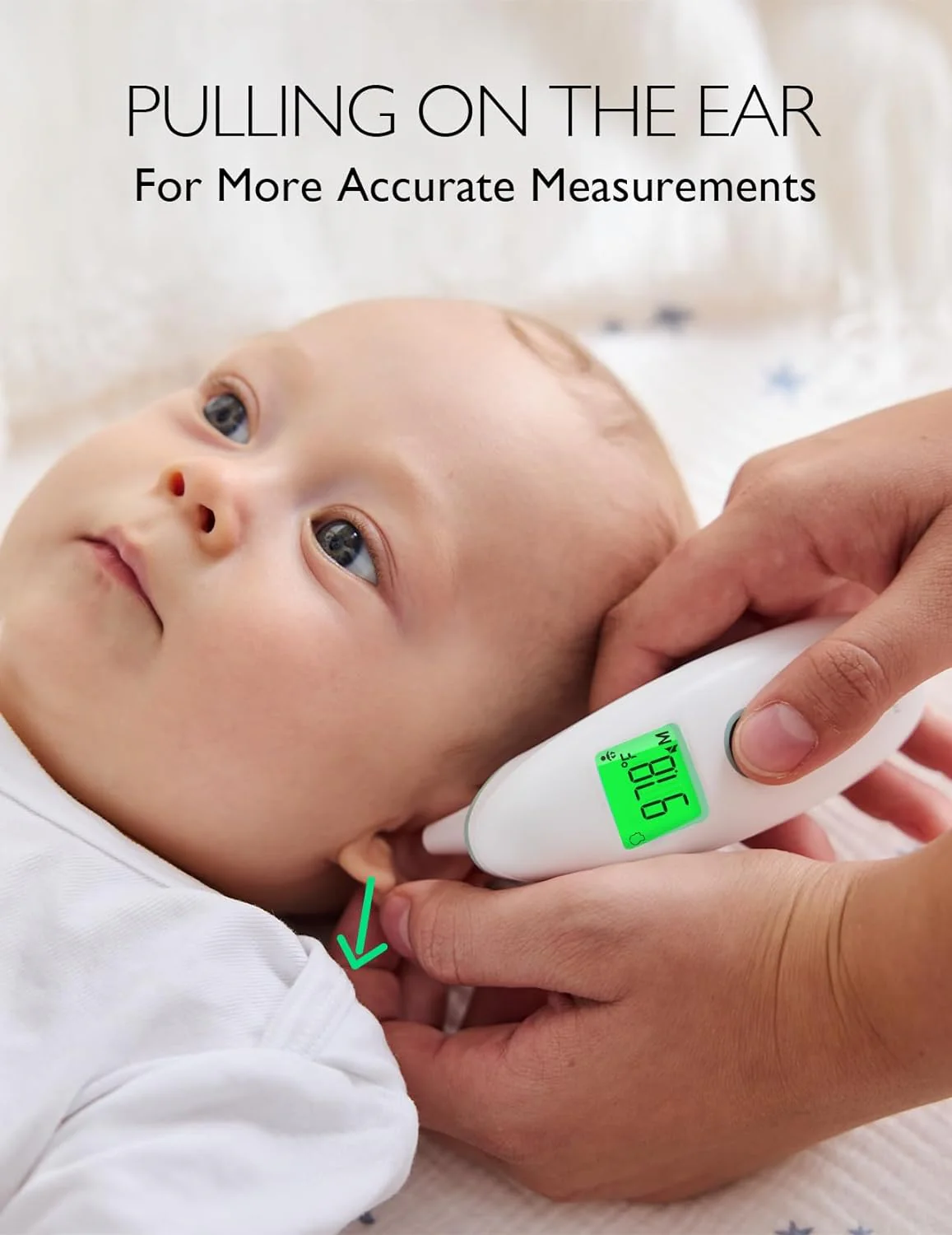 Momcozy Non-Contact Forehead and Ear Thermometer - Image 3